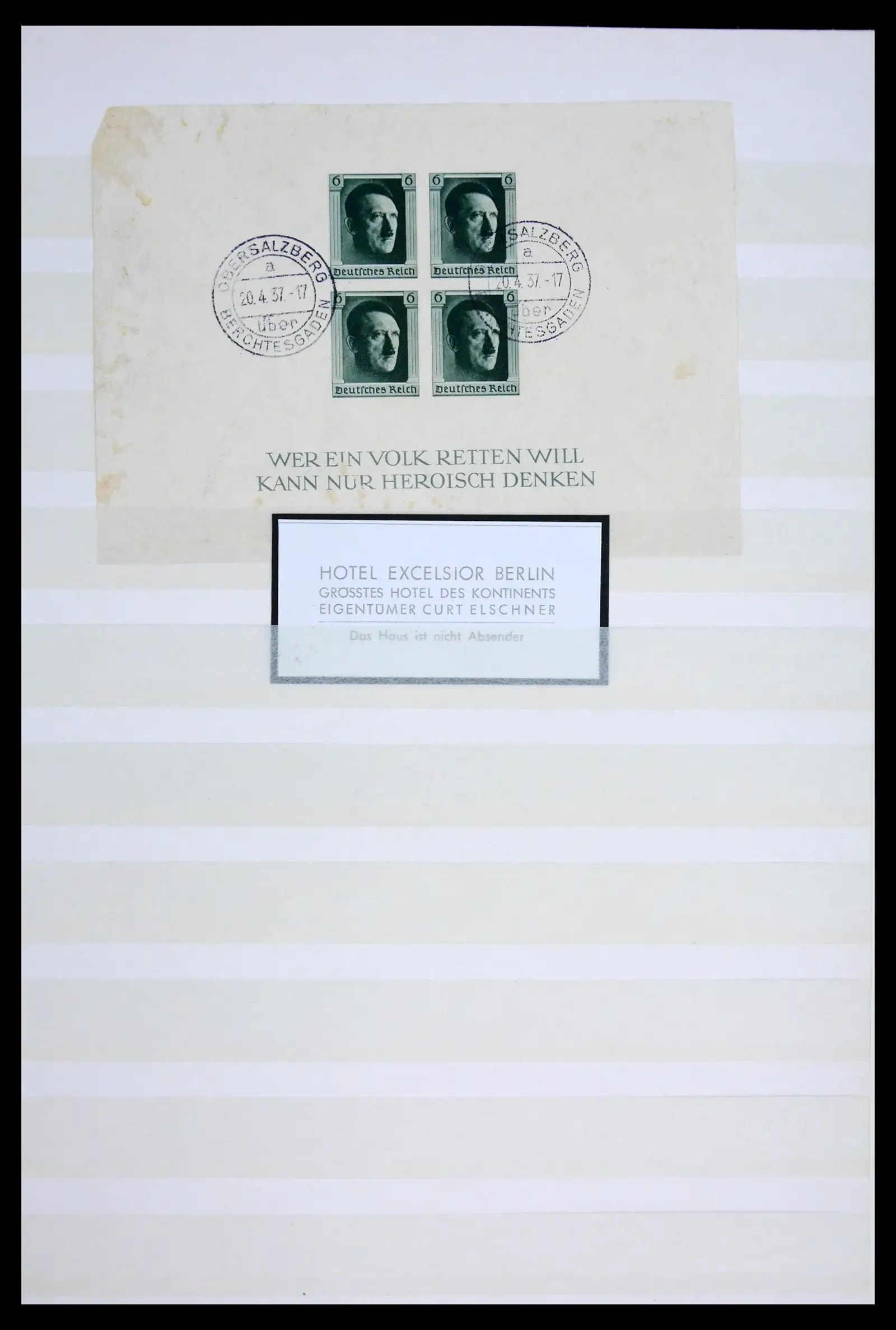 42098 0009 - Postzegelverzameling 42098 Duitse Rijk 1937.
