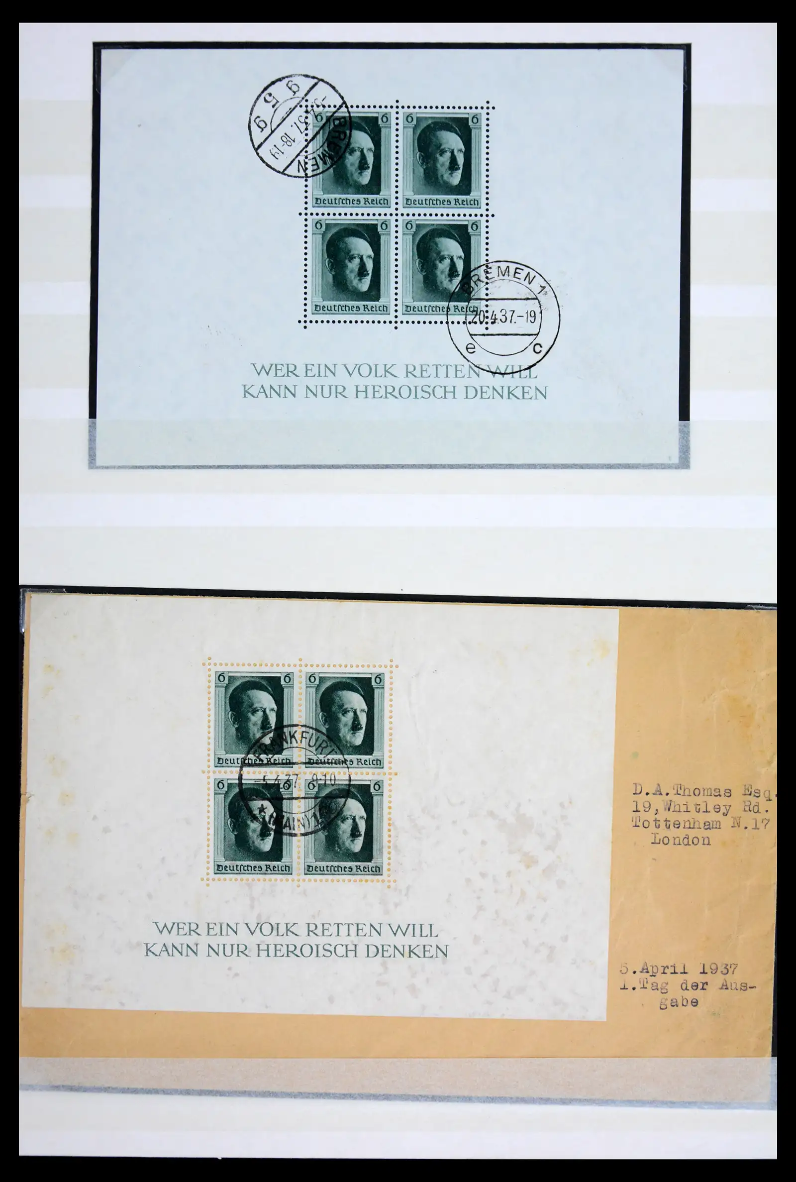 42098 0010 - Postzegelverzameling 42098 Duitse Rijk 1937.