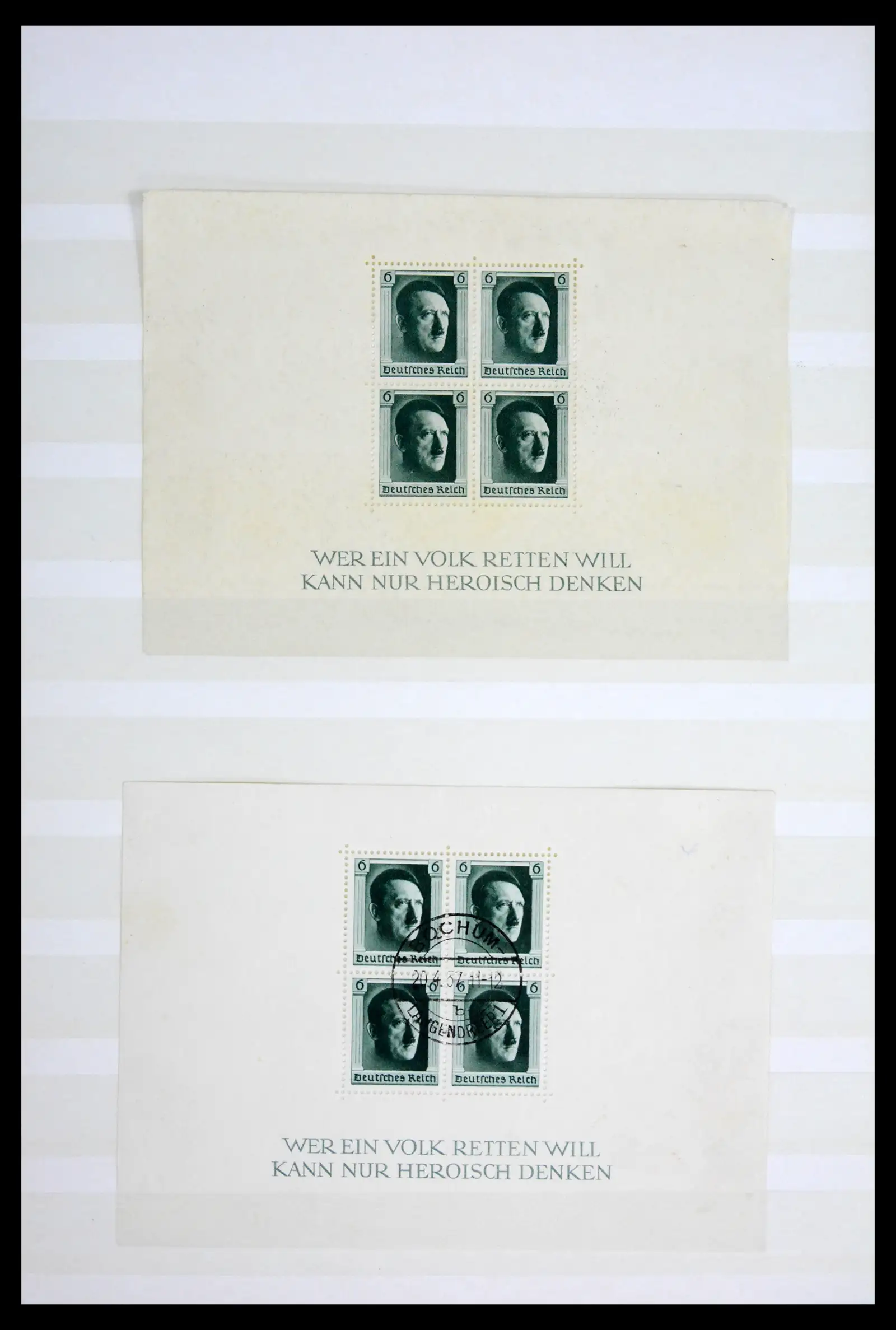 42098 0012 - Postzegelverzameling 42098 Duitse Rijk 1937.