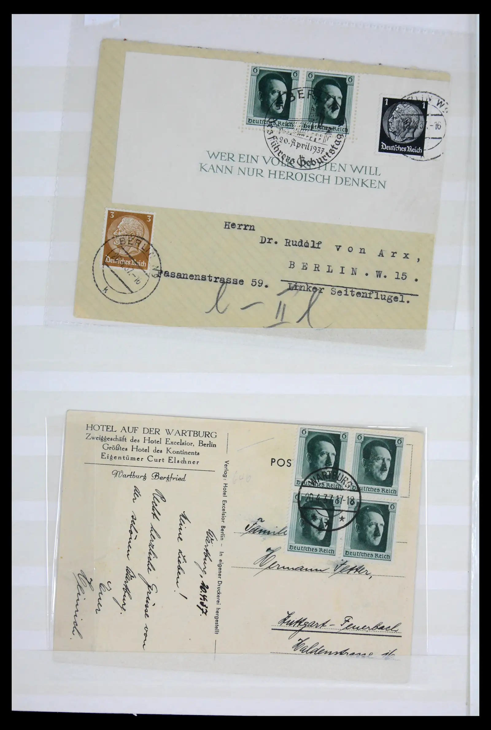 42098 0014 - Postzegelverzameling 42098 Duitse Rijk 1937.
