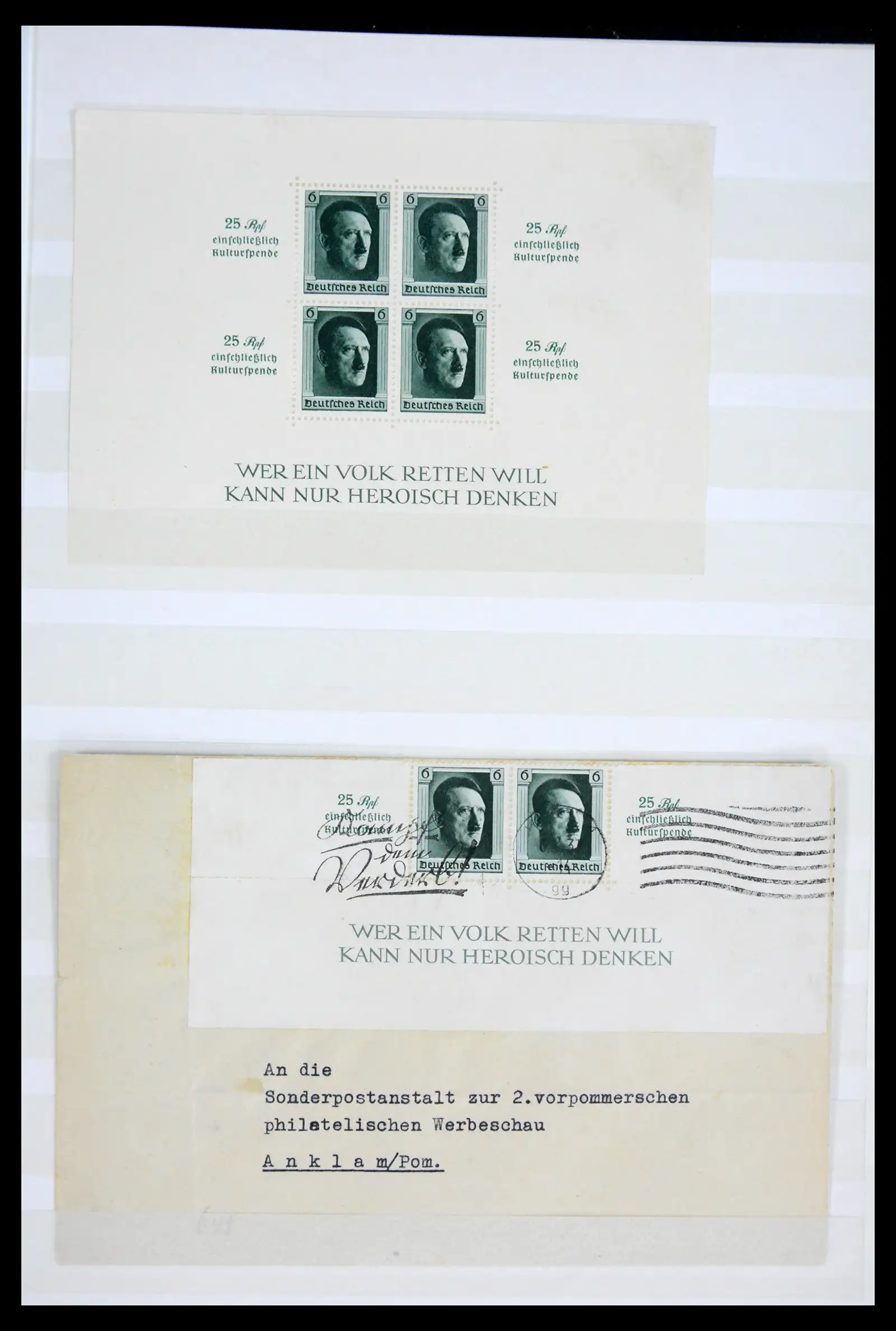 42098 0017 - Postzegelverzameling 42098 Duitse Rijk 1937.