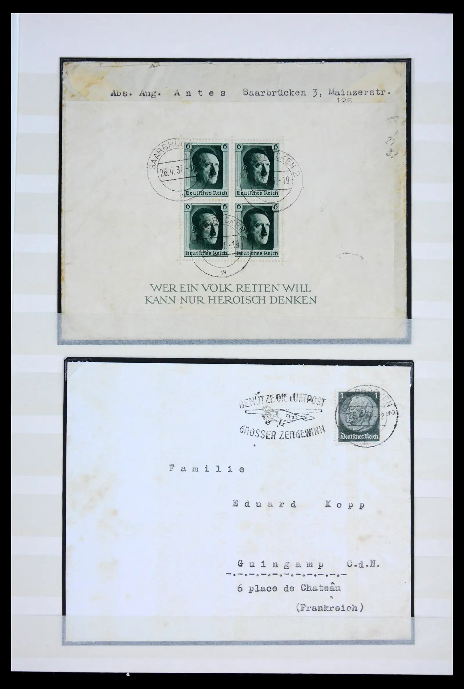 42098 0019 - Postzegelverzameling 42098 Duitse Rijk 1937.