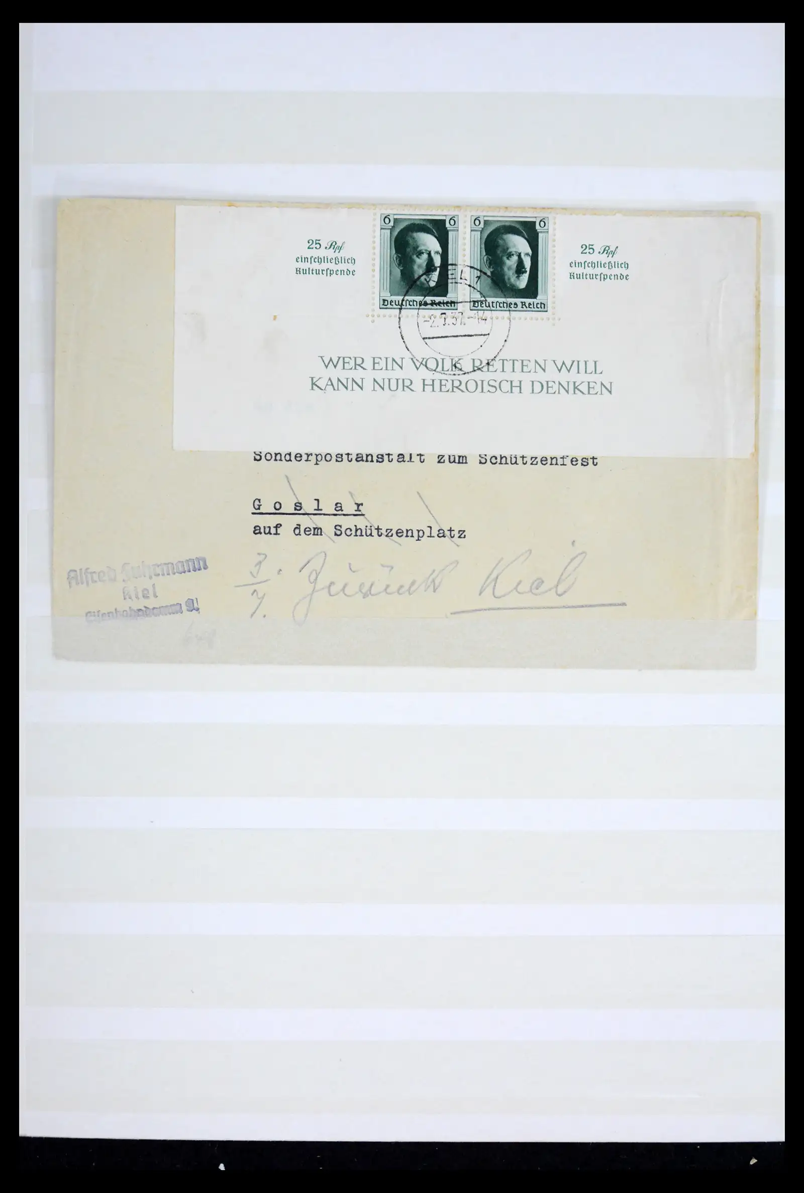 42098 0020 - Postzegelverzameling 42098 Duitse Rijk 1937.