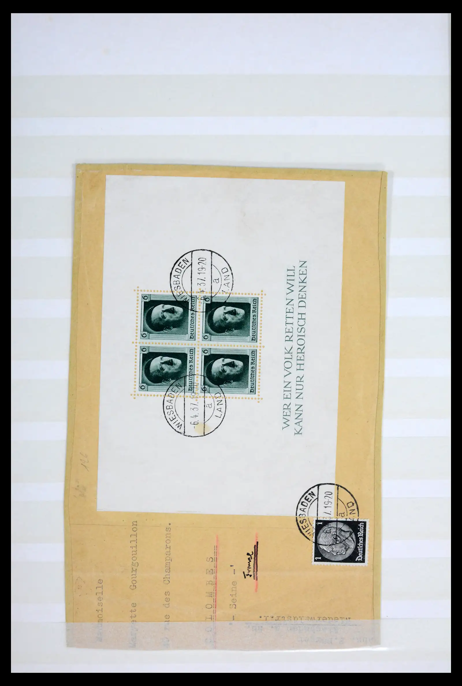 42098 0022 - Postzegelverzameling 42098 Duitse Rijk 1937.