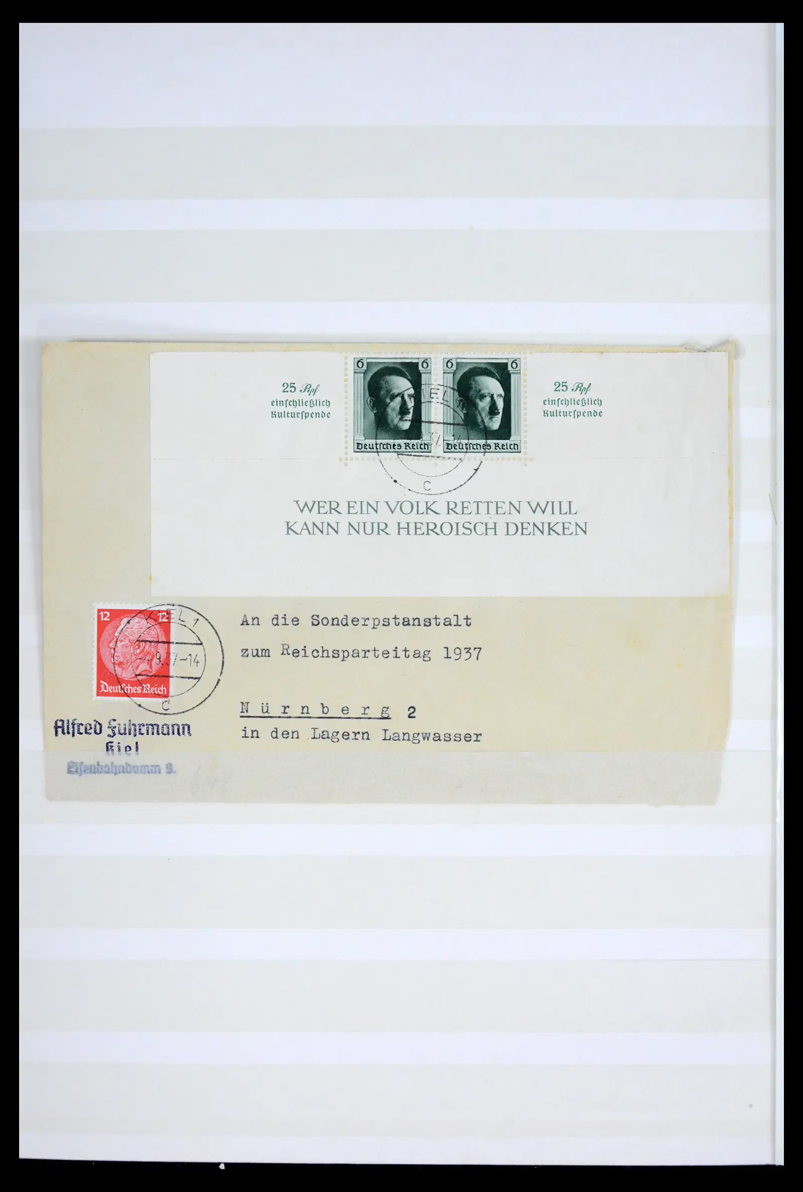 42098 0024 - Postzegelverzameling 42098 Duitse Rijk 1937.