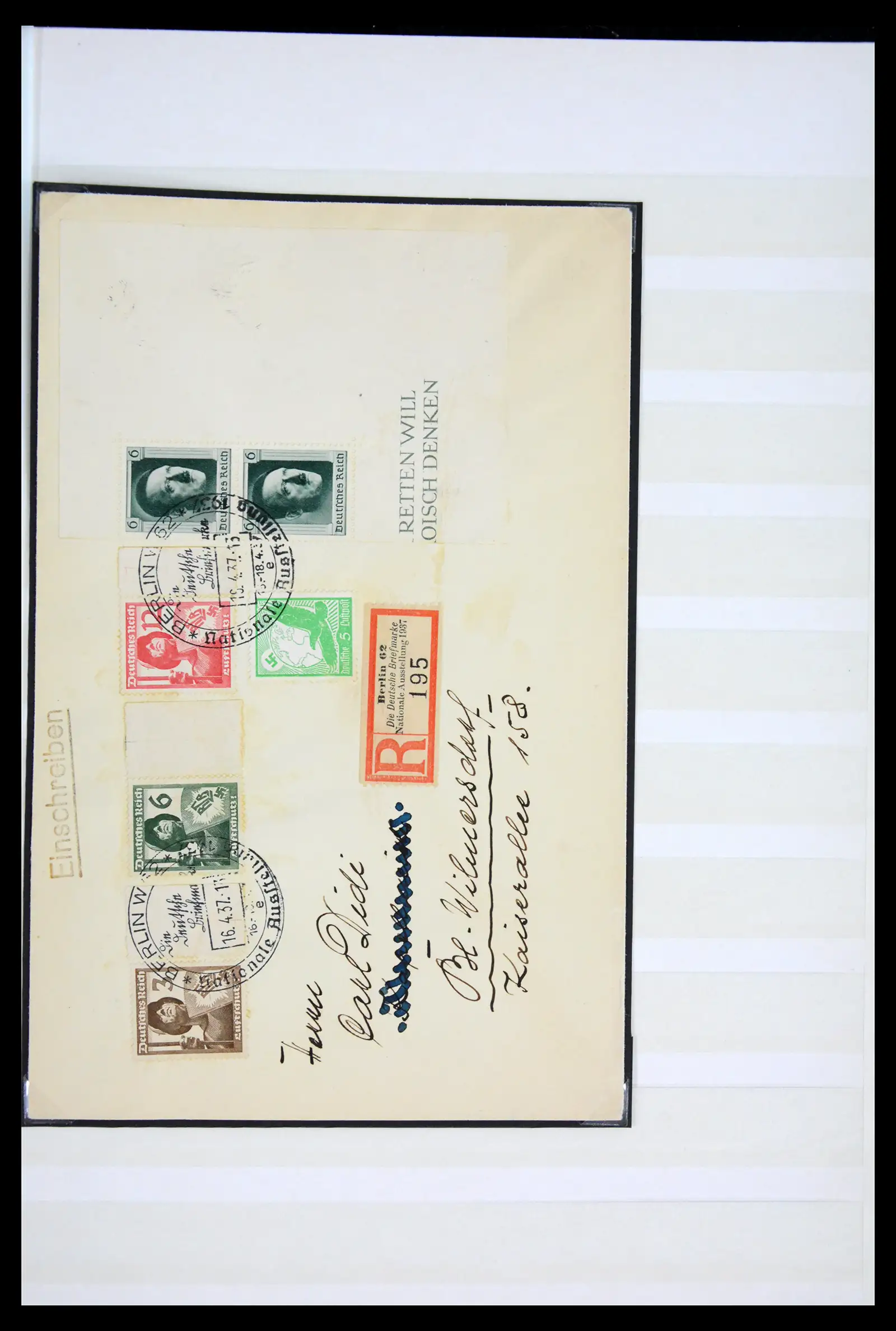 42098 0025 - Postzegelverzameling 42098 Duitse Rijk 1937.