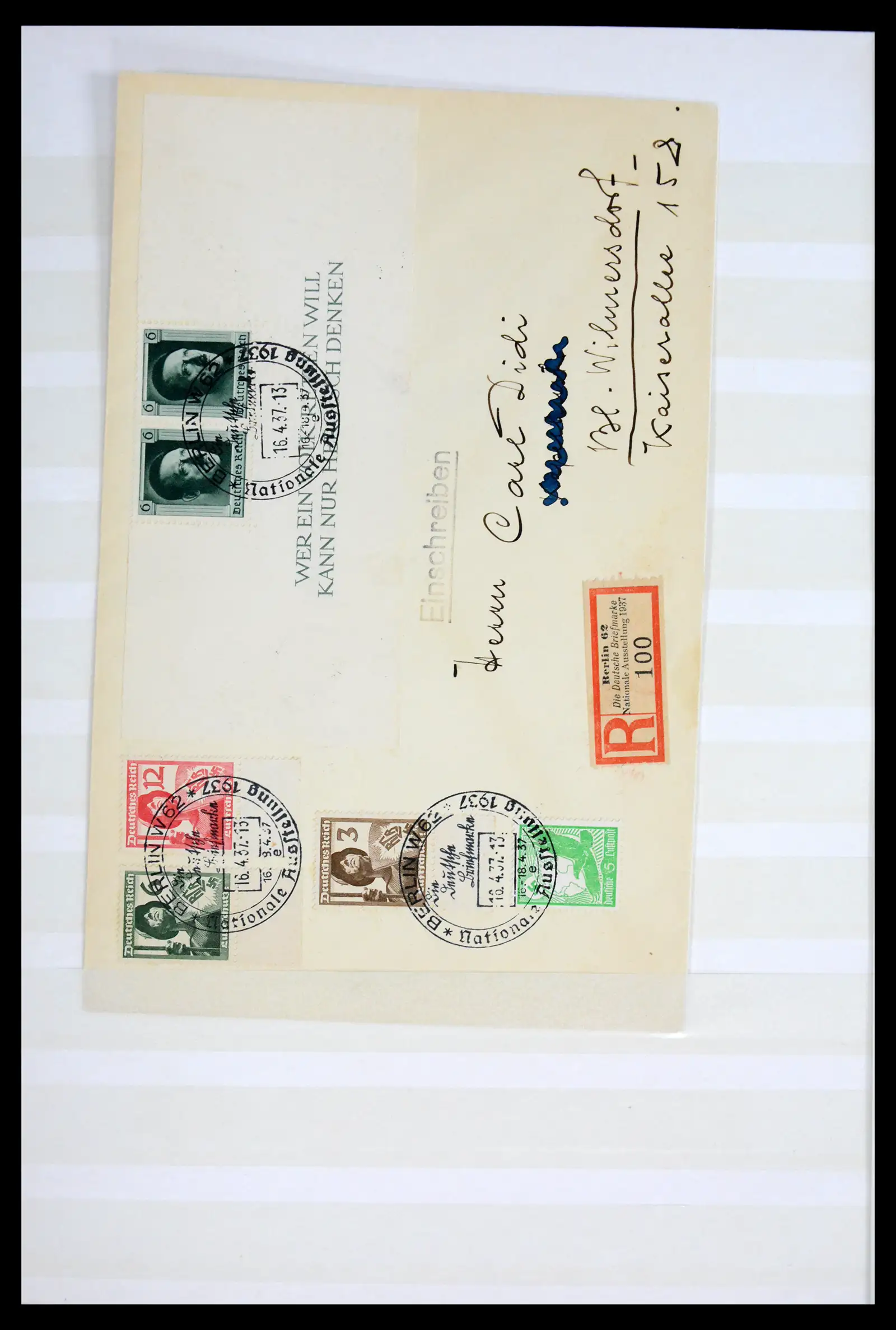42098 0026 - Postzegelverzameling 42098 Duitse Rijk 1937.