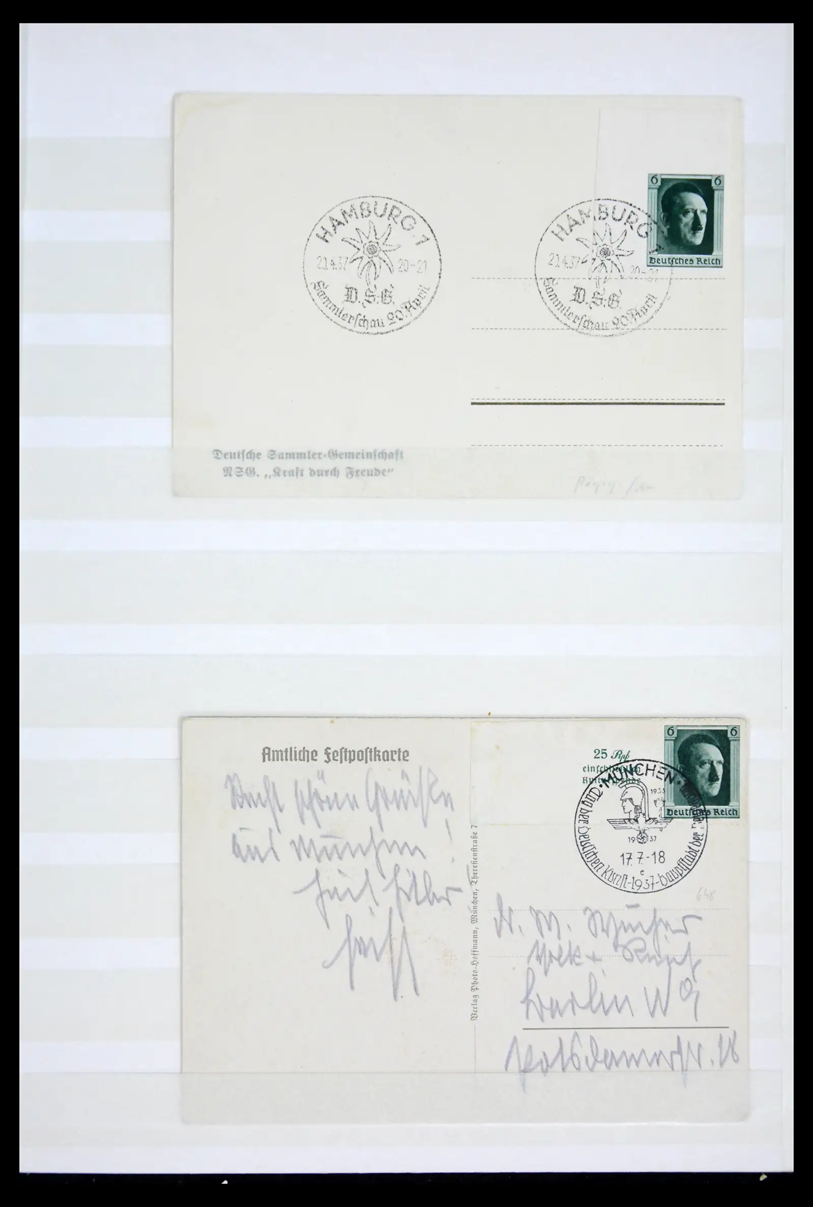 42098 0028 - Postzegelverzameling 42098 Duitse Rijk 1937.