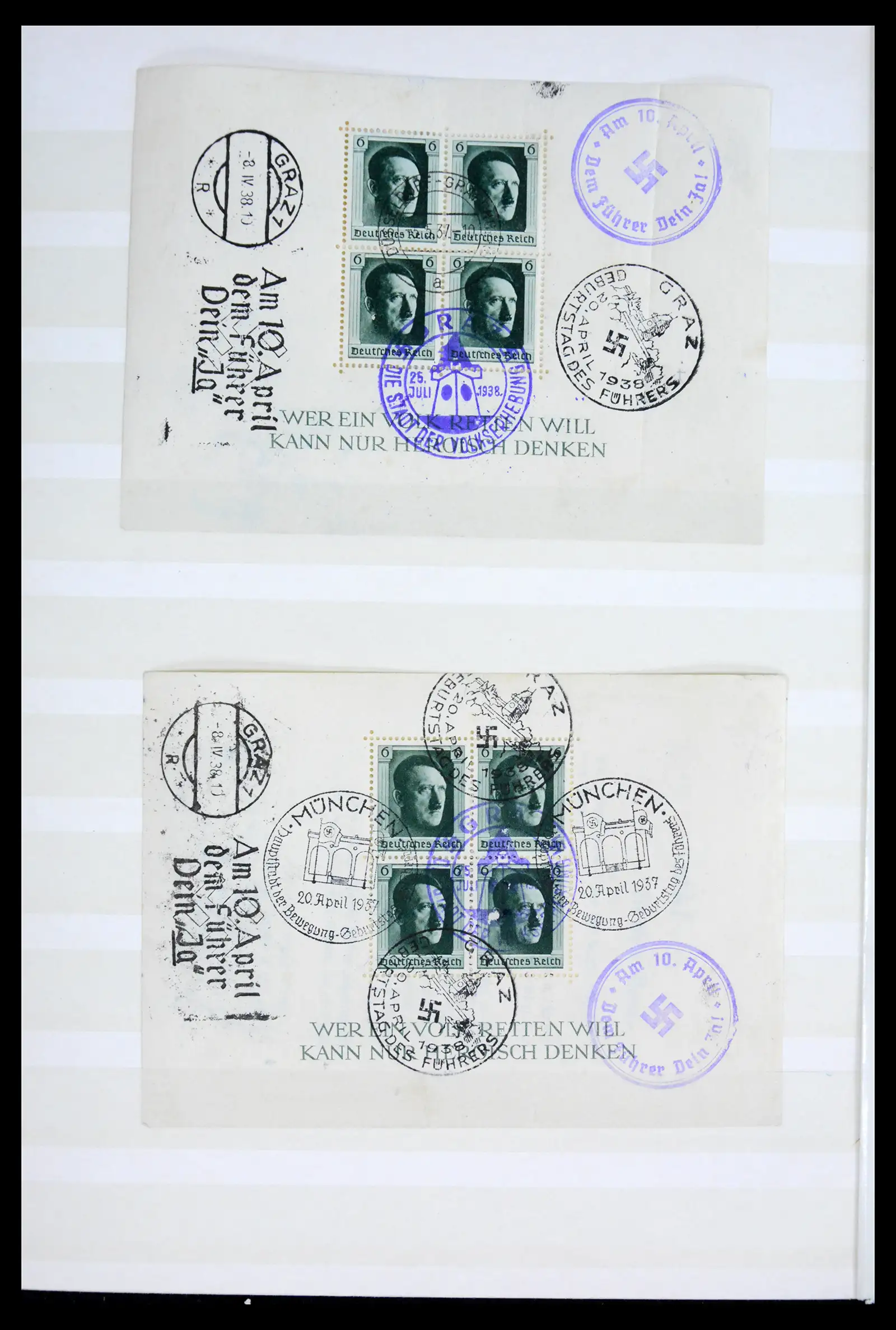 42098 0030 - Postzegelverzameling 42098 Duitse Rijk 1937.