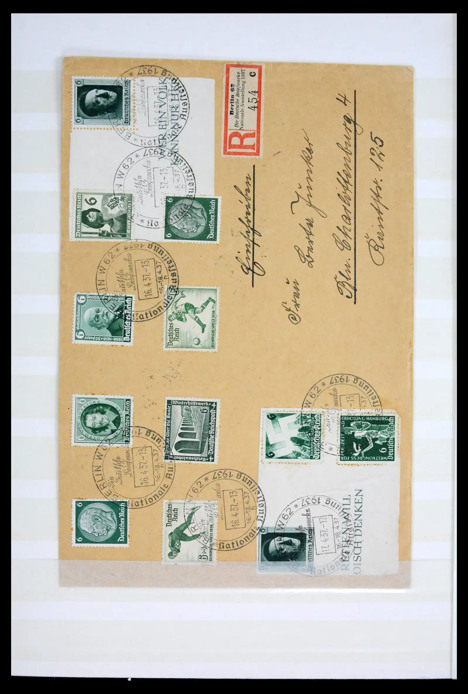 42098 0031 - Postzegelverzameling 42098 Duitse Rijk 1937.