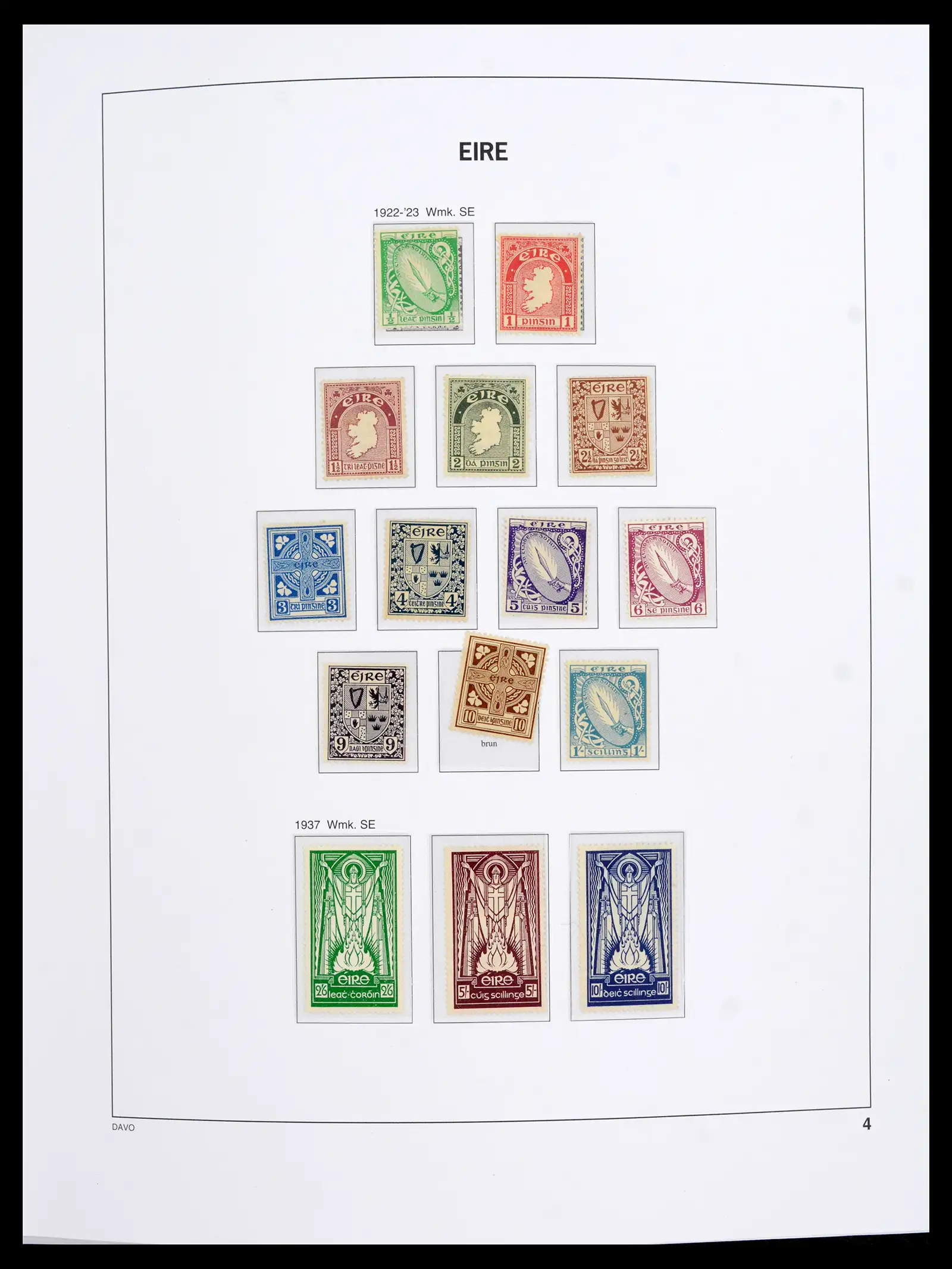 42100 0005 - Stamp collection 42100 Ierland 1922-2016.