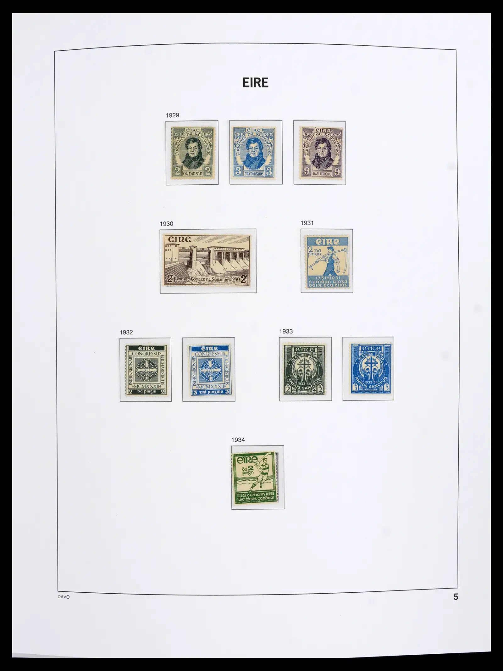 42100 0006 - Stamp collection 42100 Ierland 1922-2016.
