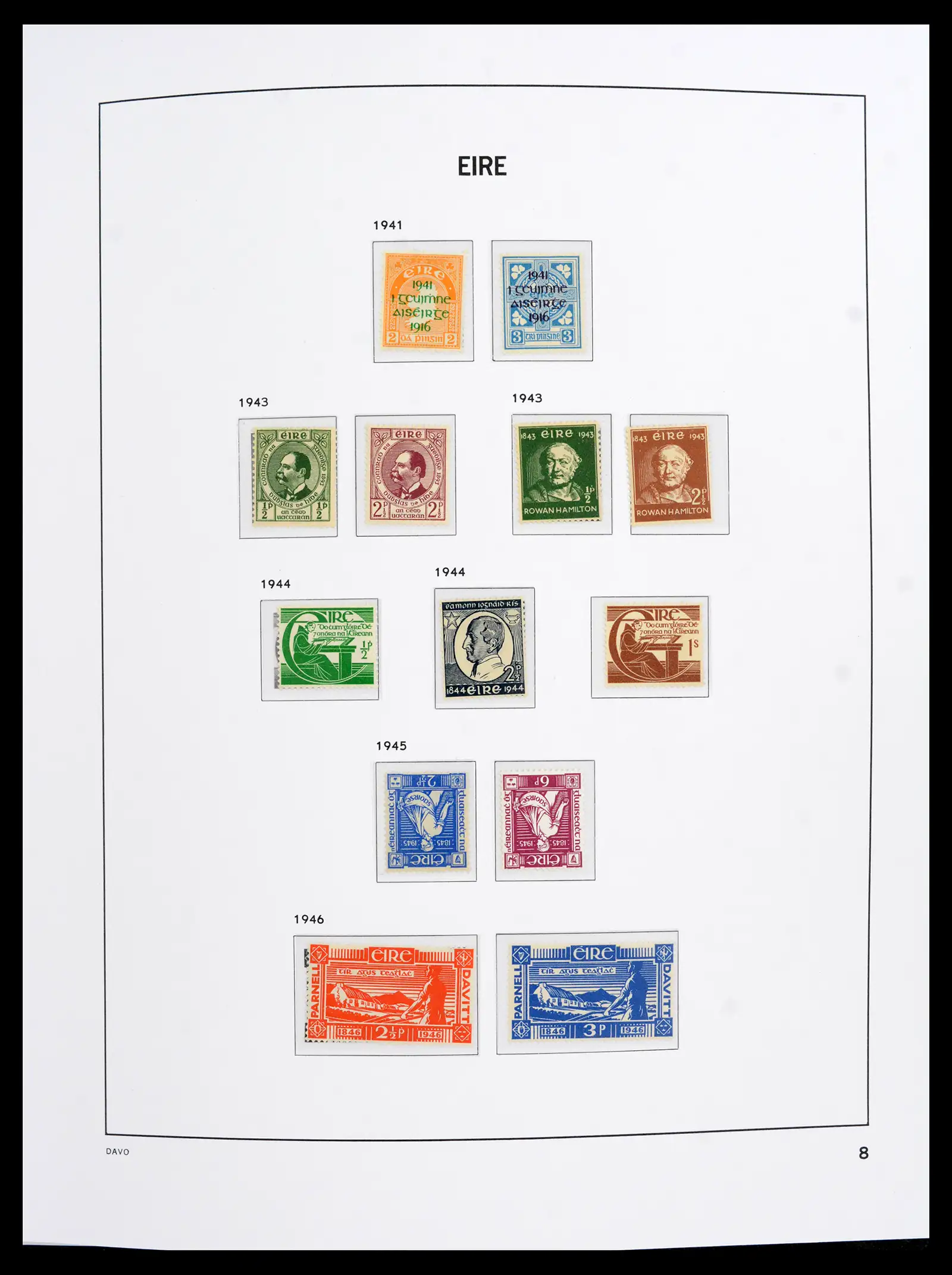 42100 0009 - Stamp collection 42100 Ierland 1922-2016.