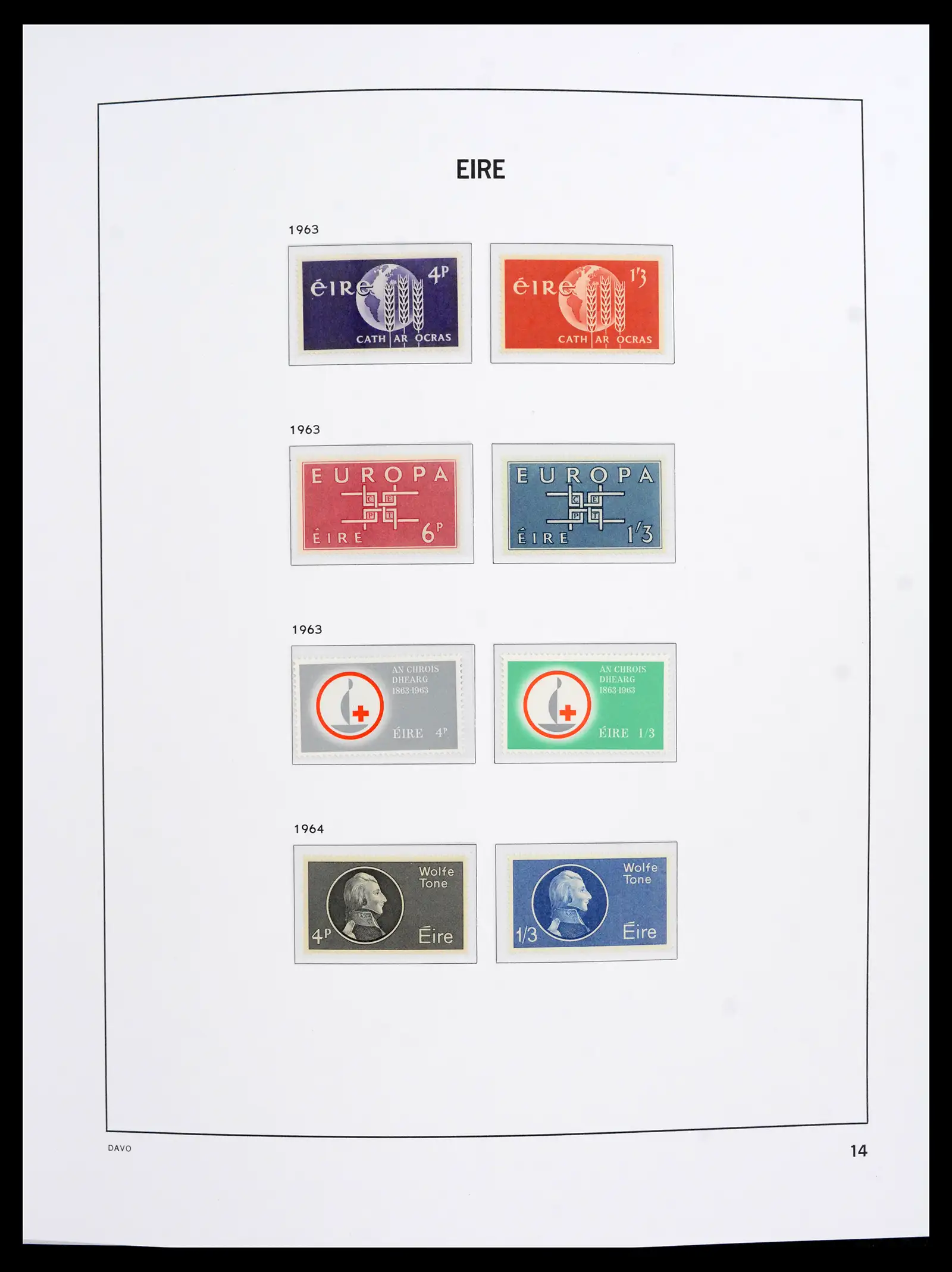 42100 0015 - Stamp collection 42100 Ierland 1922-2016.