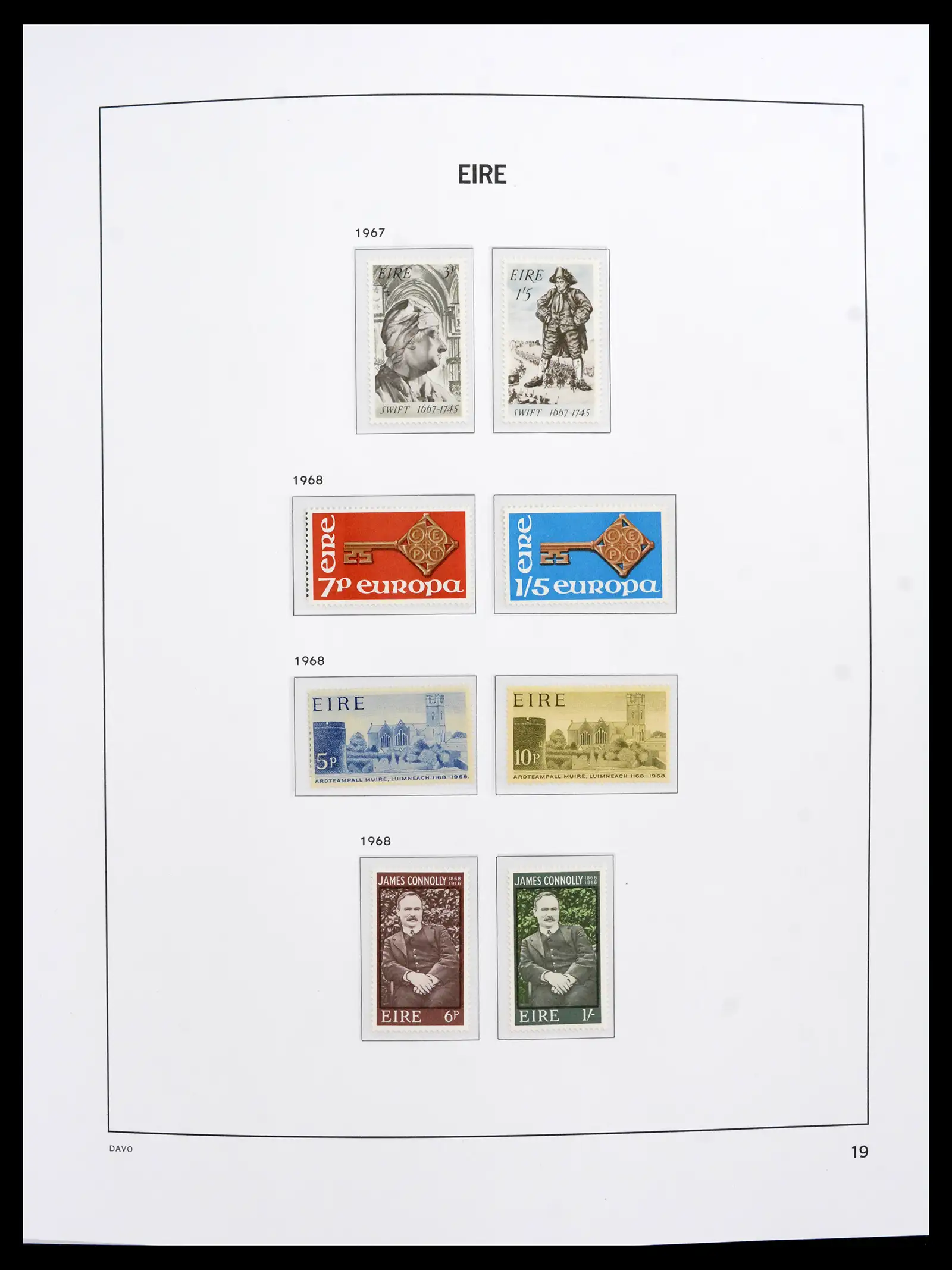 42100 0020 - Stamp collection 42100 Ierland 1922-2016.
