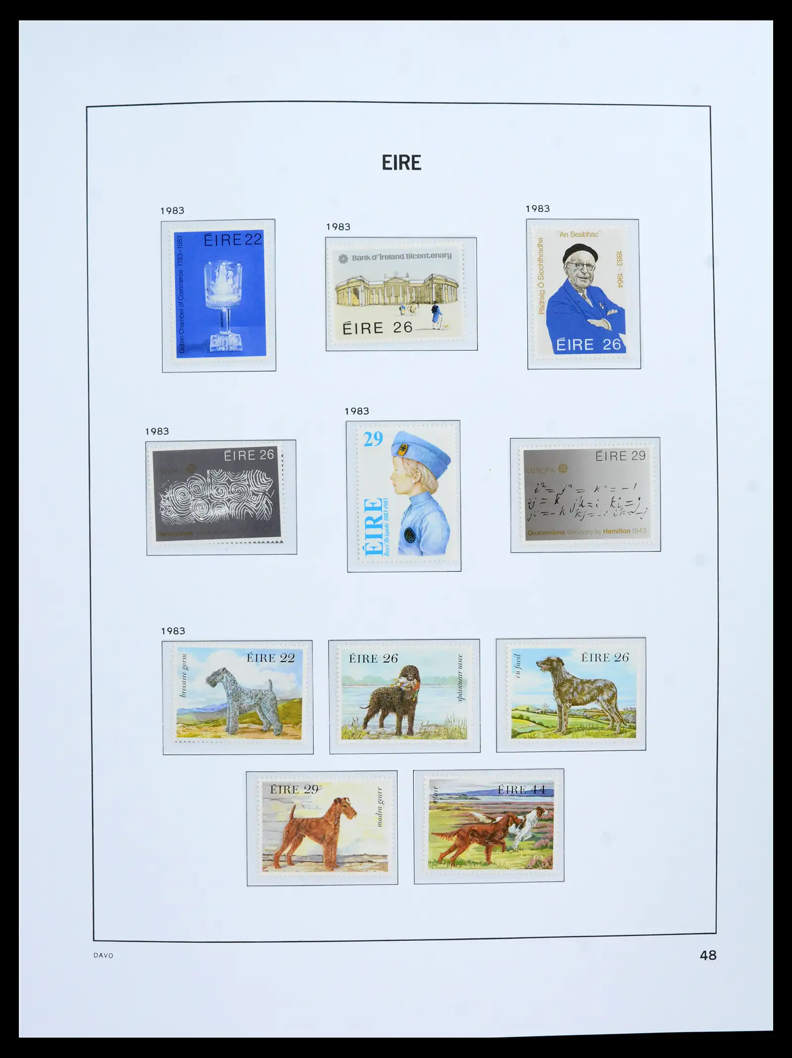 42100 0048 - Postzegelverzameling 42100 Ierland 1922-2016.