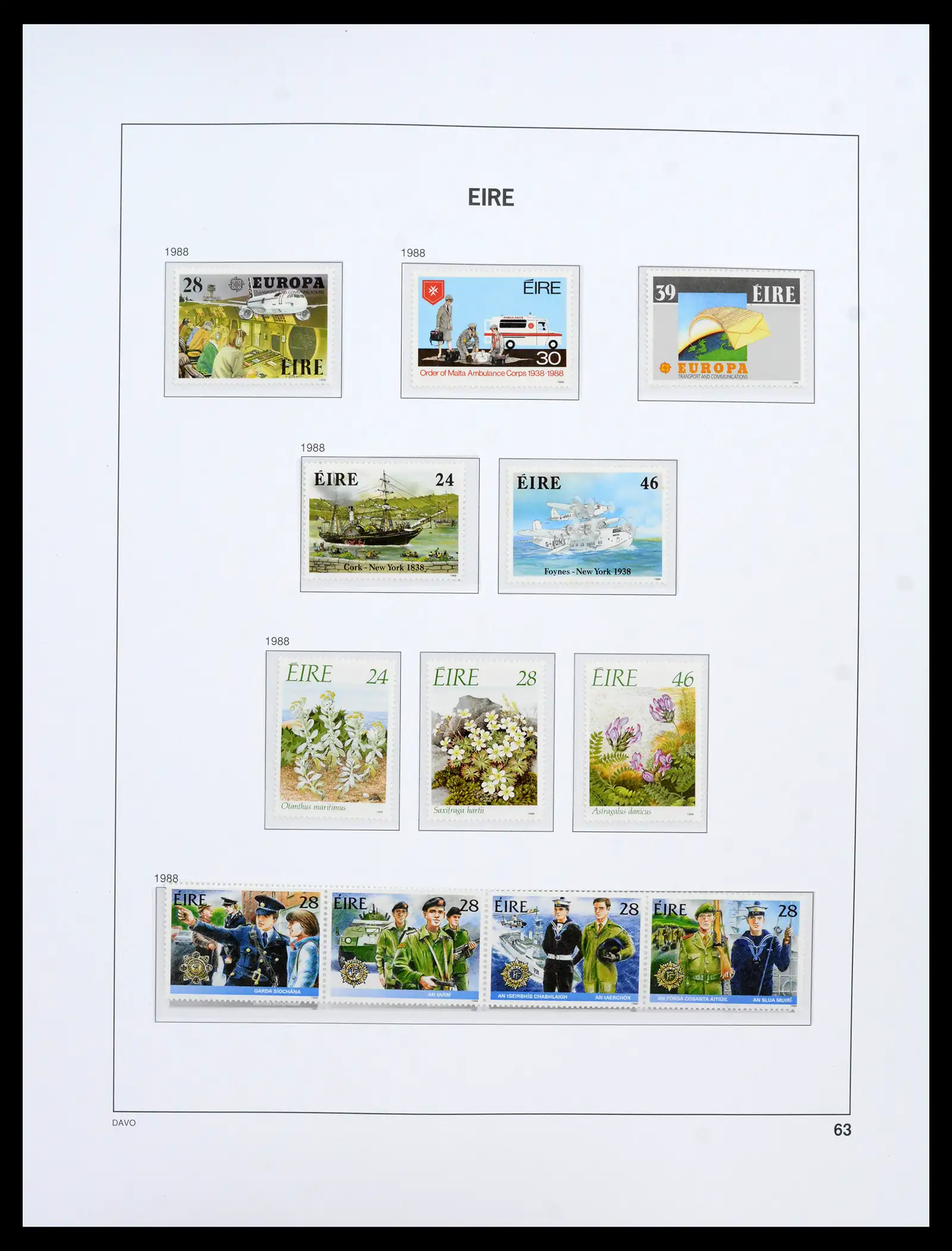 42100 0068 - Postzegelverzameling 42100 Ierland 1922-2016.