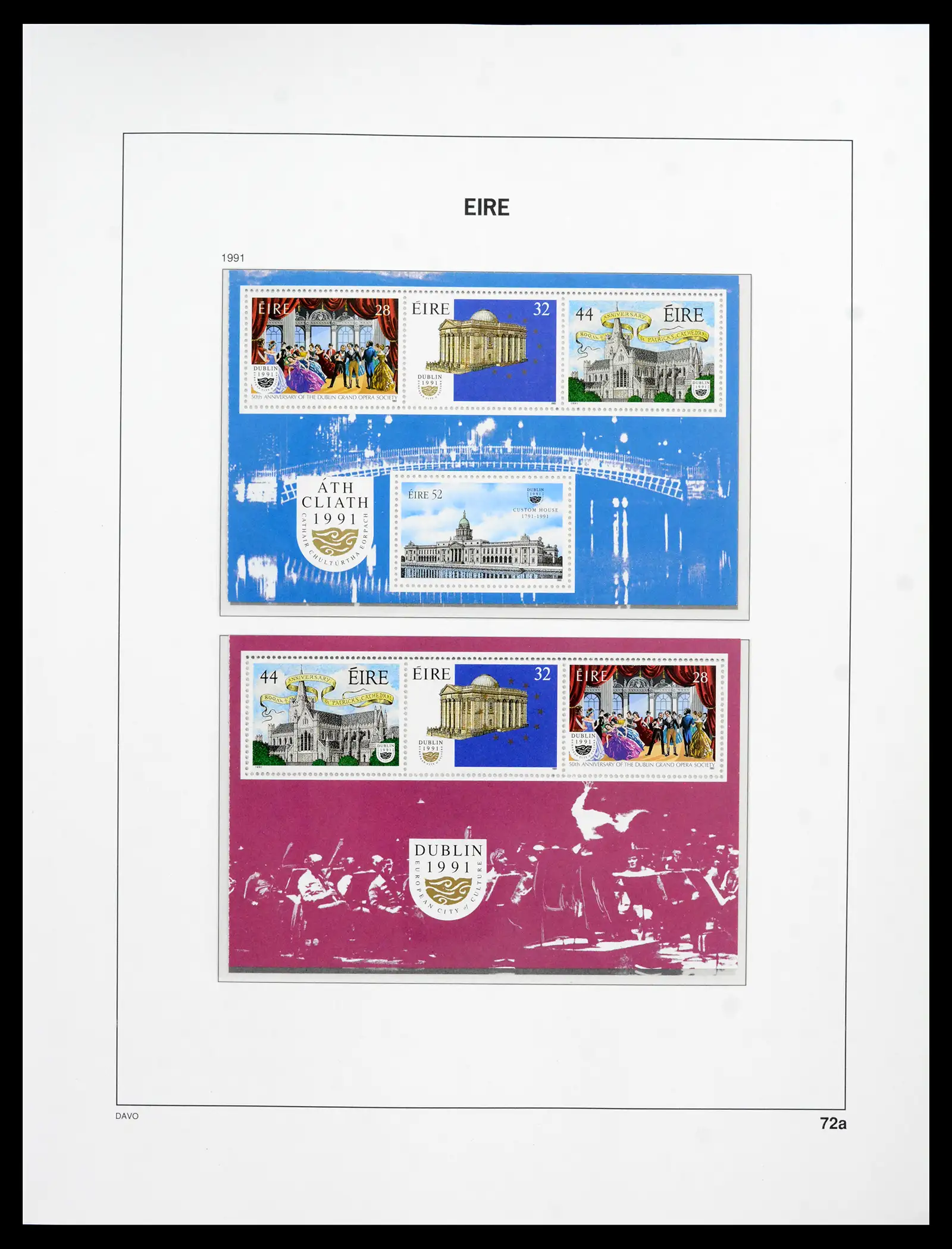42100 0087 - Postzegelverzameling 42100 Ierland 1922-2016.