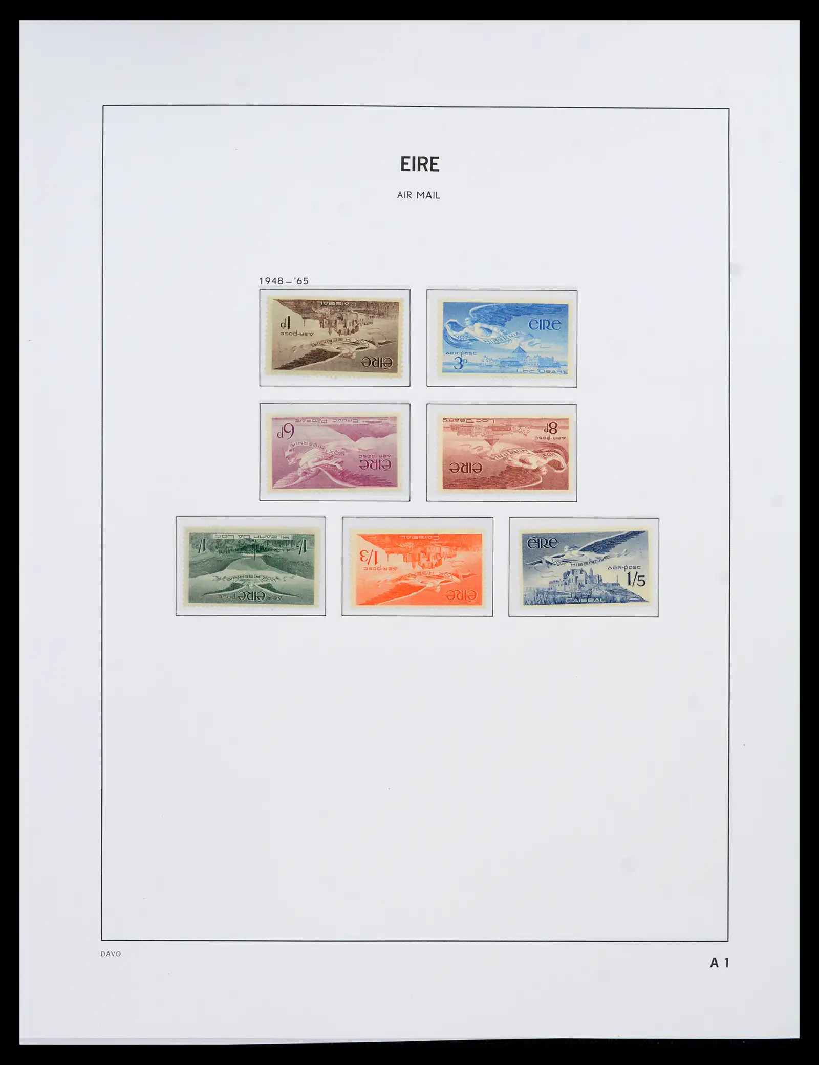 42100 0091 - Postzegelverzameling 42100 Ierland 1922-2016.