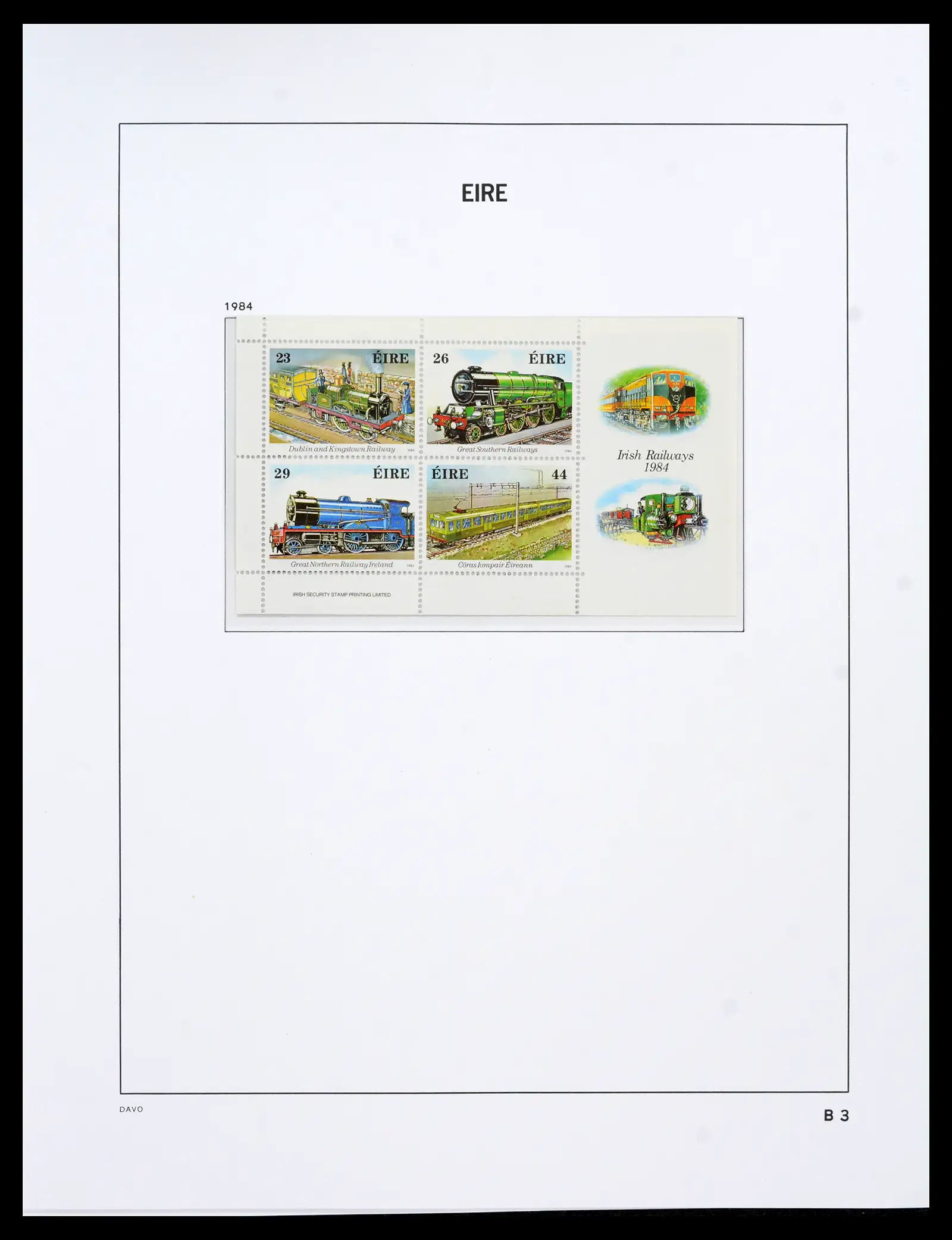 42100 0094 - Postzegelverzameling 42100 Ierland 1922-2016.