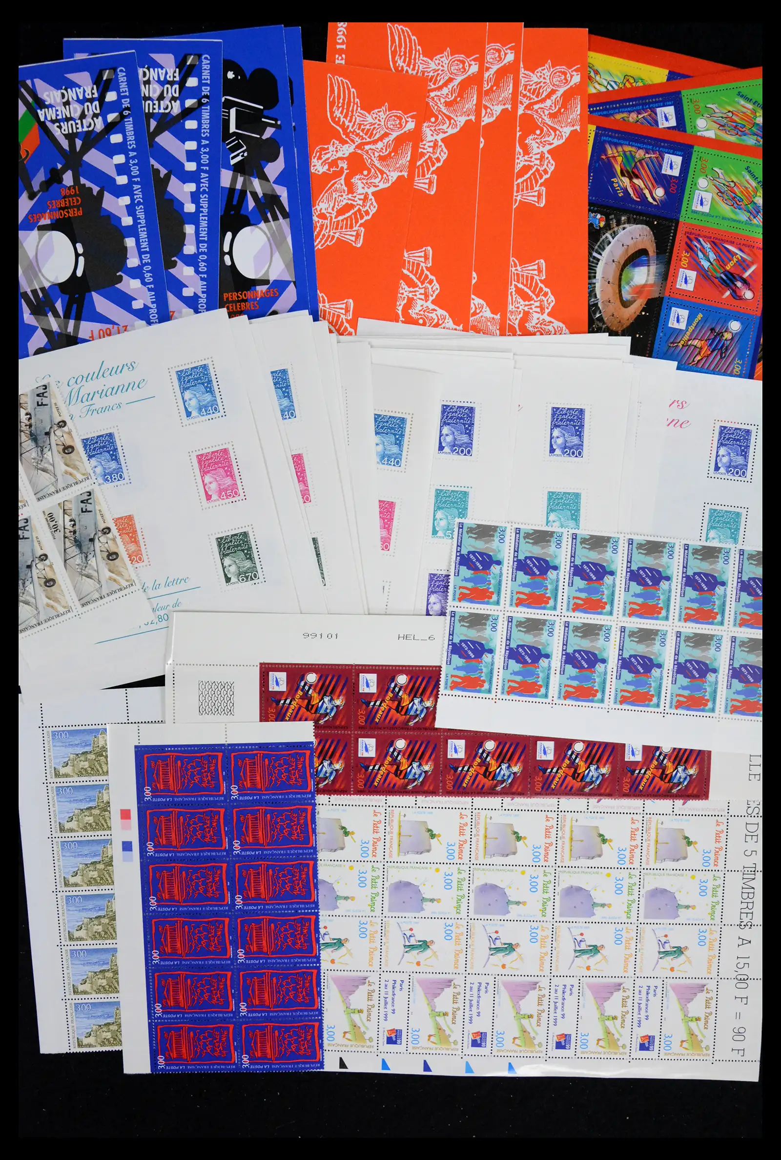 42111 0021 - Postzegelverzameling 42111 Frankrijk postfris in aantallen 1989-2007.