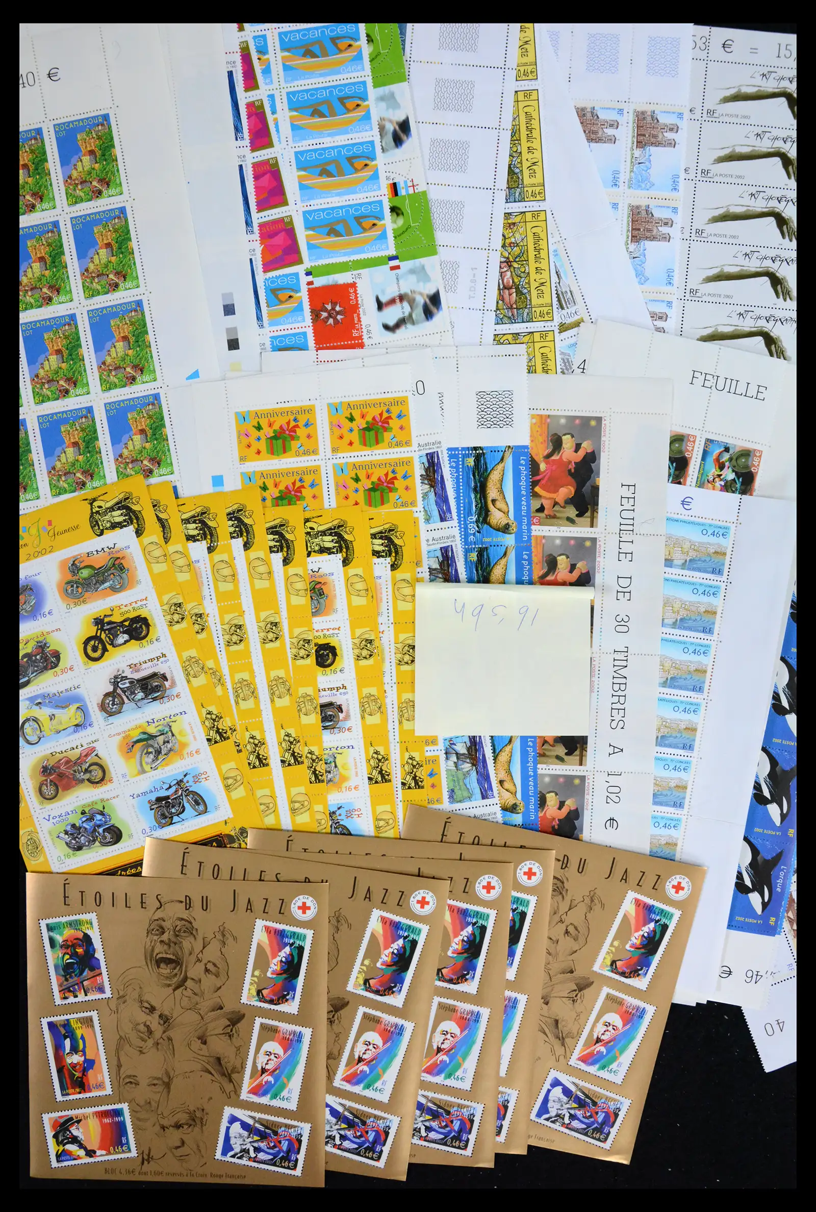 42111 0024 - Postzegelverzameling 42111 Frankrijk postfris in aantallen 1989-2007.