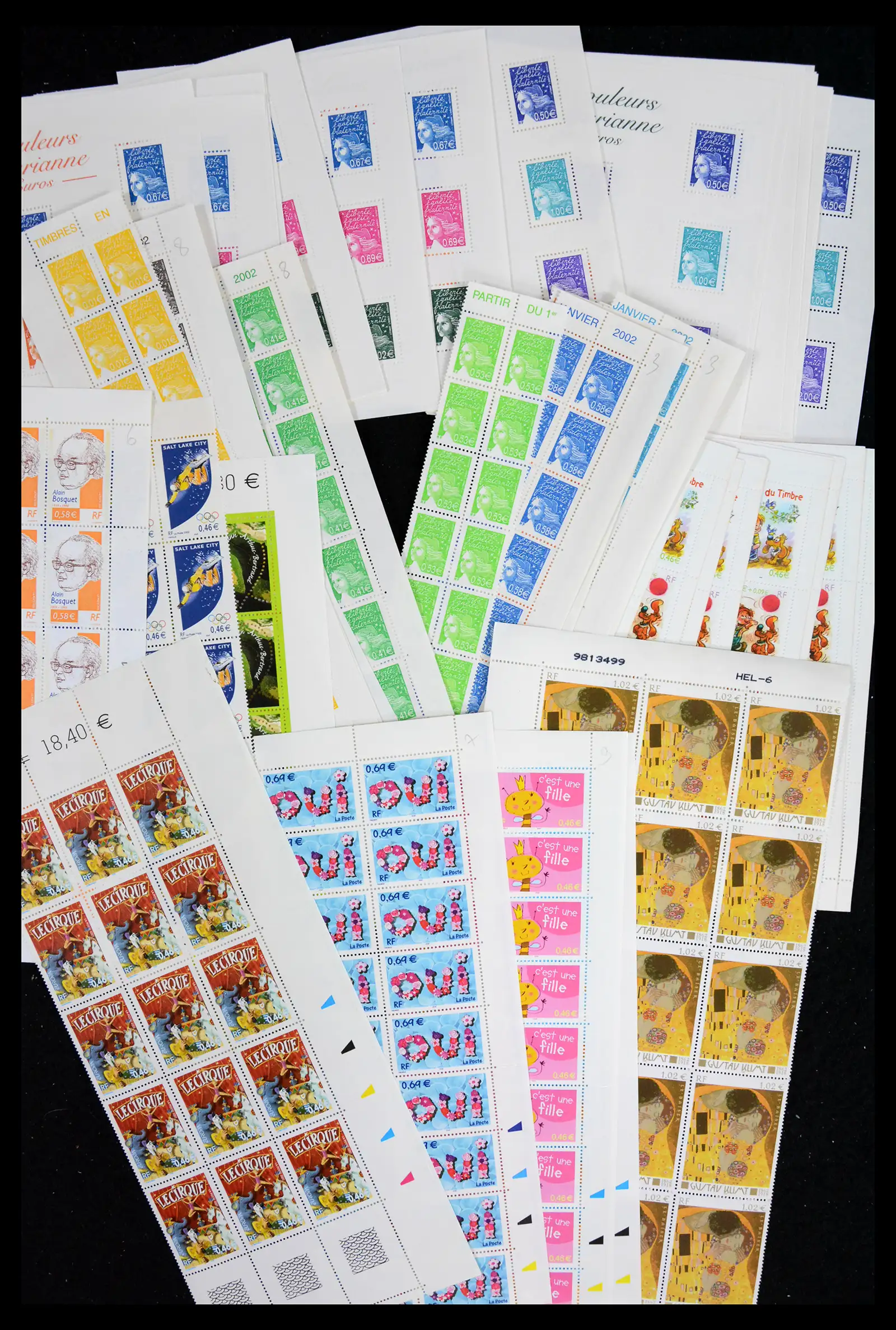 42111 0027 - Postzegelverzameling 42111 Frankrijk postfris in aantallen 1989-2007.