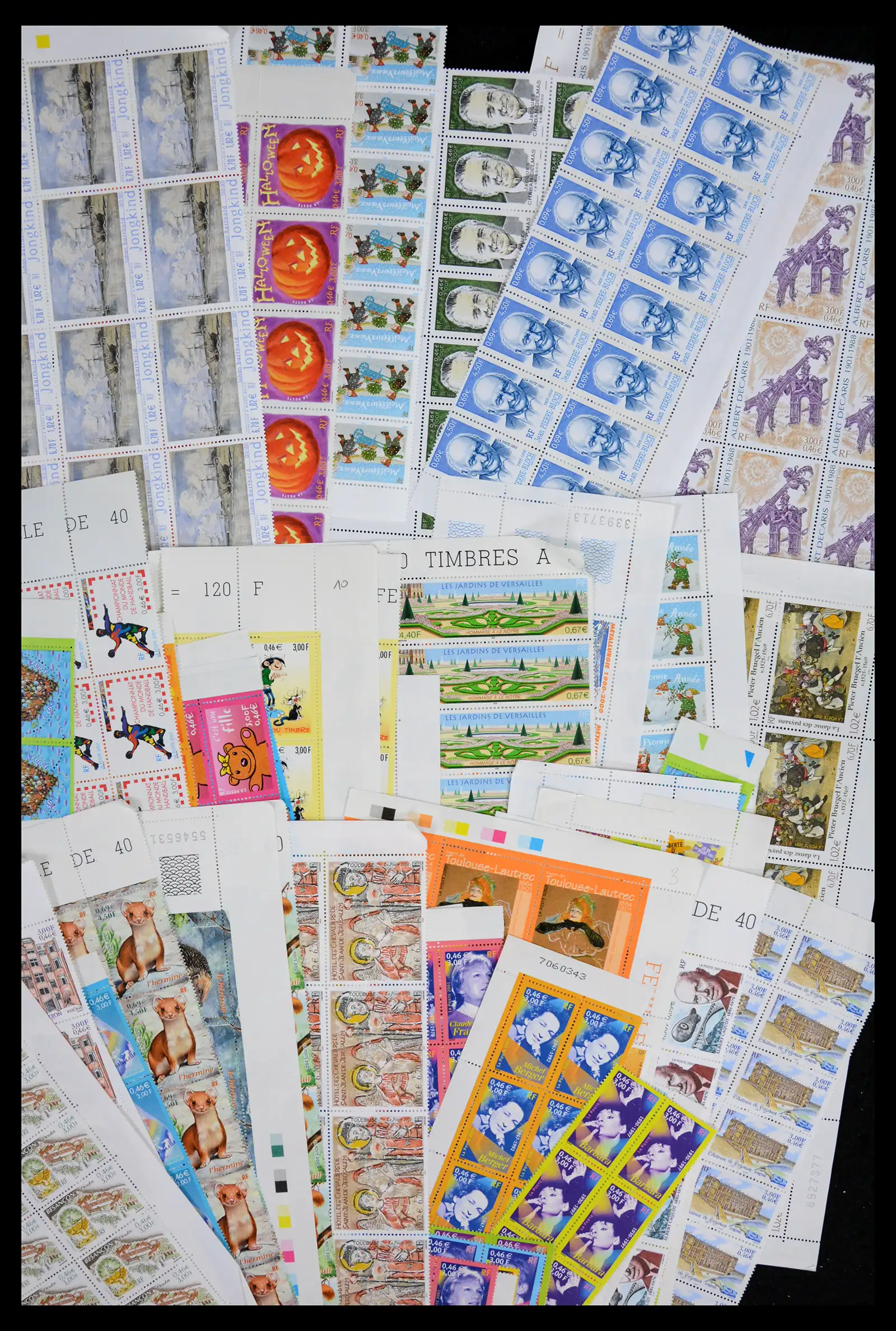 42111 0034 - Postzegelverzameling 42111 Frankrijk postfris in aantallen 1989-2007.