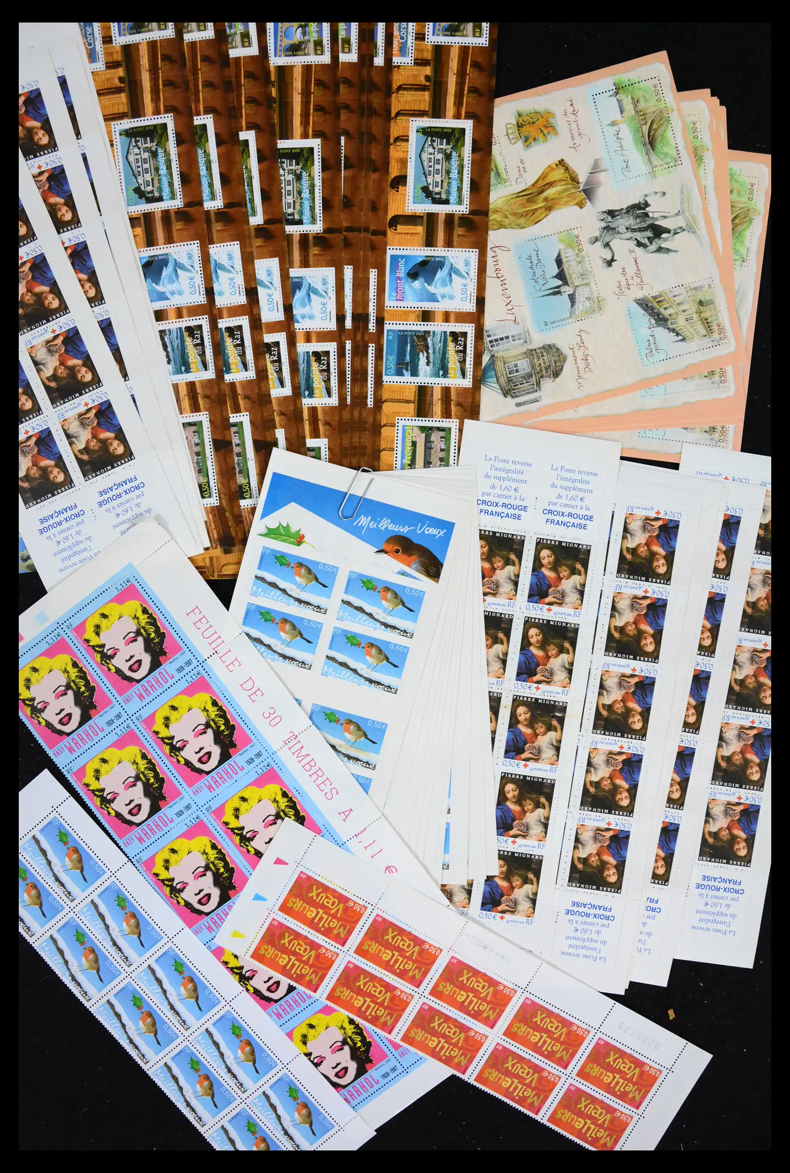 42111 0038 - Postzegelverzameling 42111 Frankrijk postfris in aantallen 1989-2007.