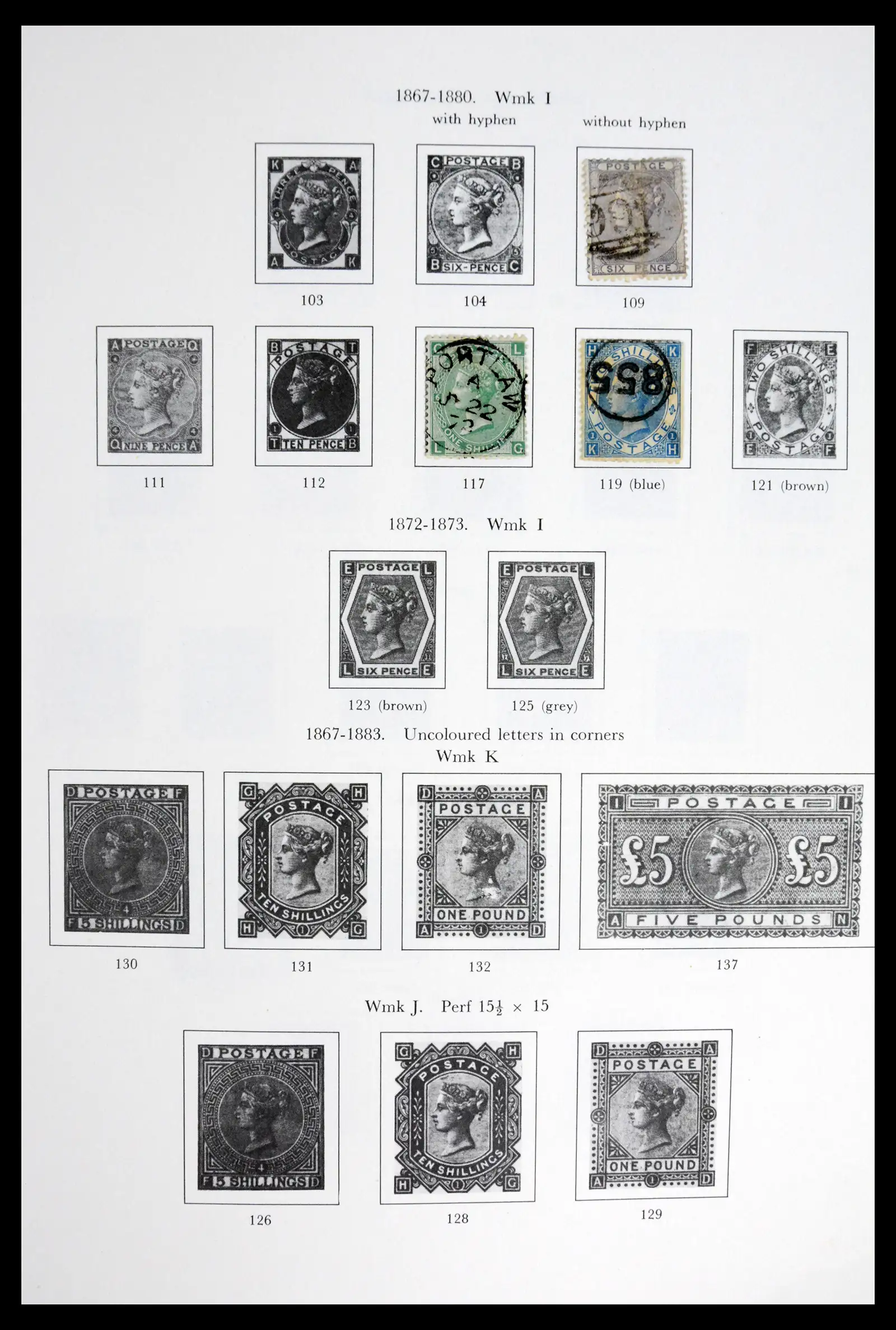 42112 0003 - Stamp collection 42112 Great Britain 1840-1972.