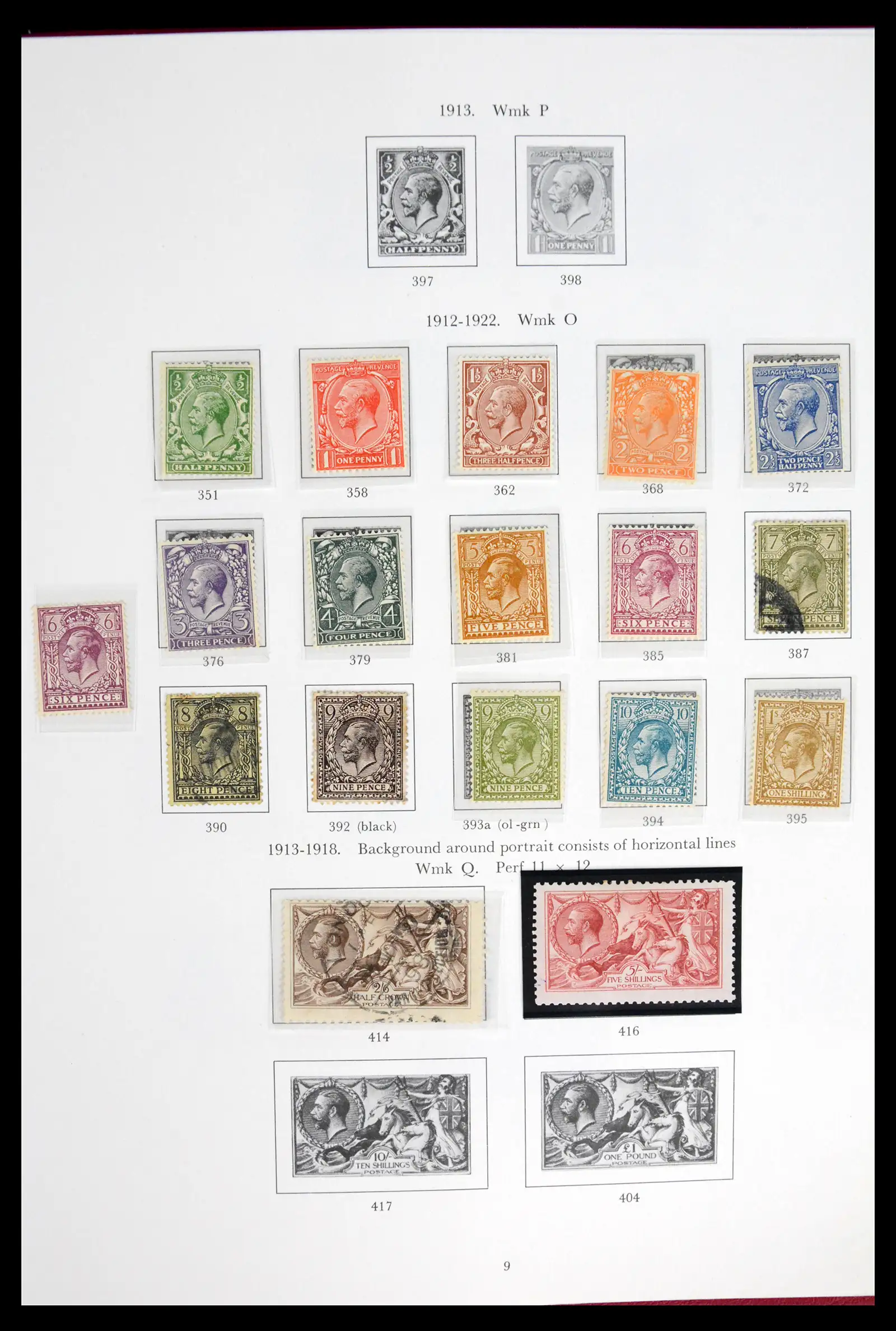42112 0009 - Stamp collection 42112 Great Britain 1840-1972.