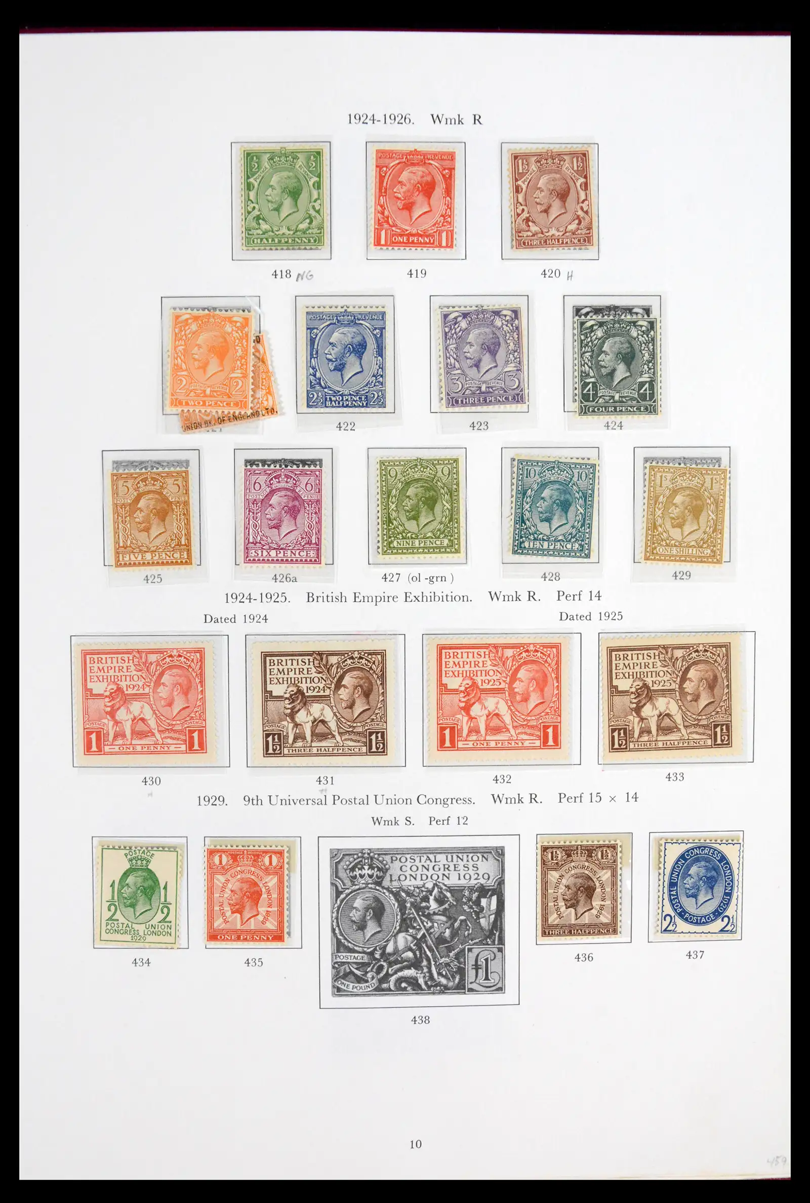 42112 0010 - Stamp collection 42112 Great Britain 1840-1972.