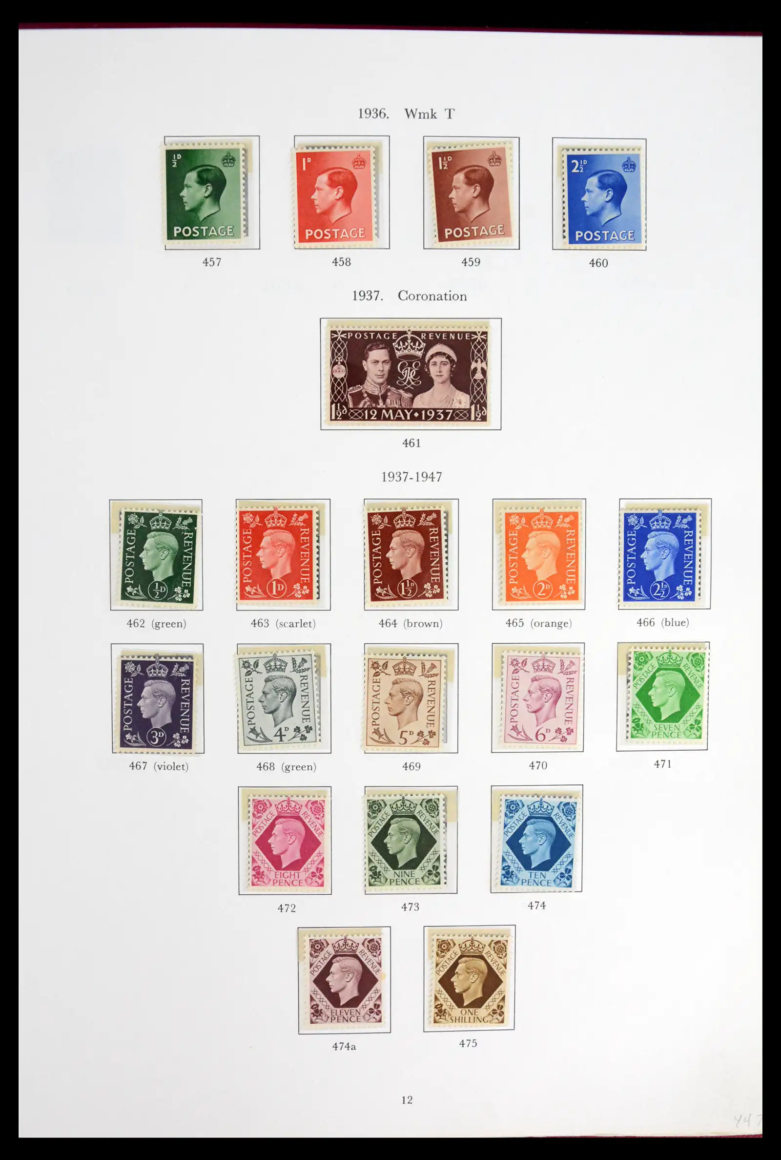 42112 0012 - Stamp collection 42112 Great Britain 1840-1972.