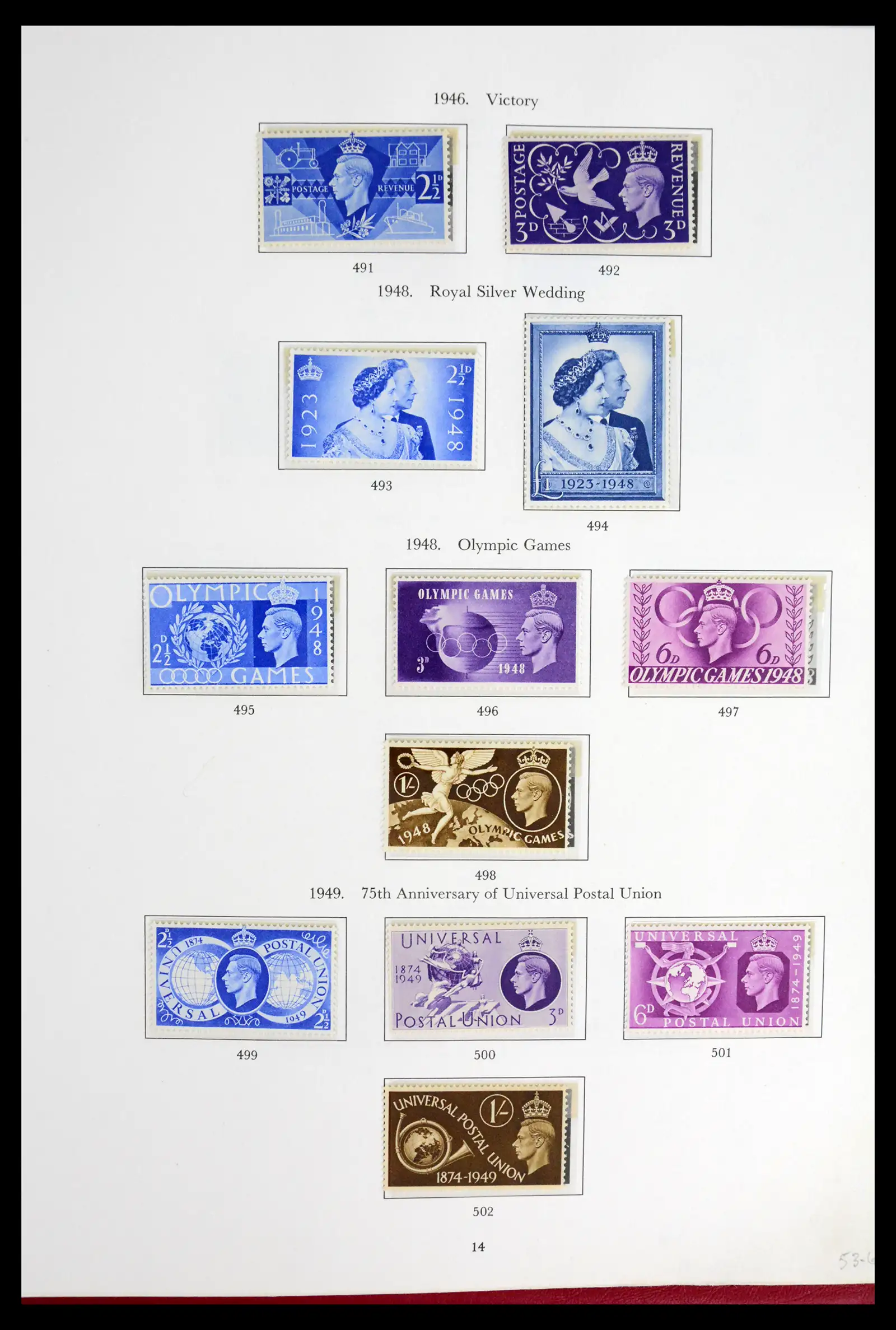 42112 0016 - Stamp collection 42112 Great Britain 1840-1972.