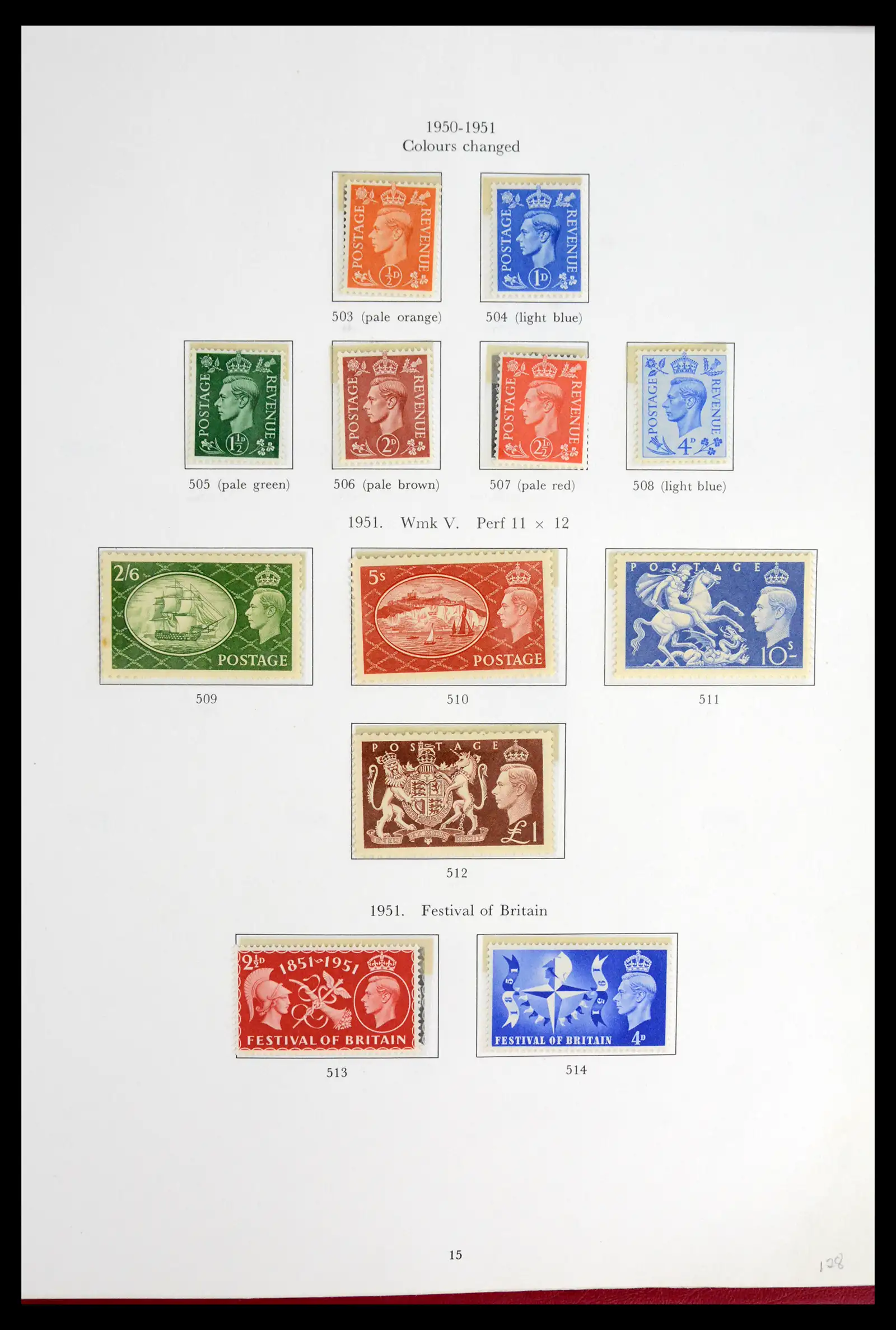 42112 0017 - Stamp collection 42112 Great Britain 1840-1972.