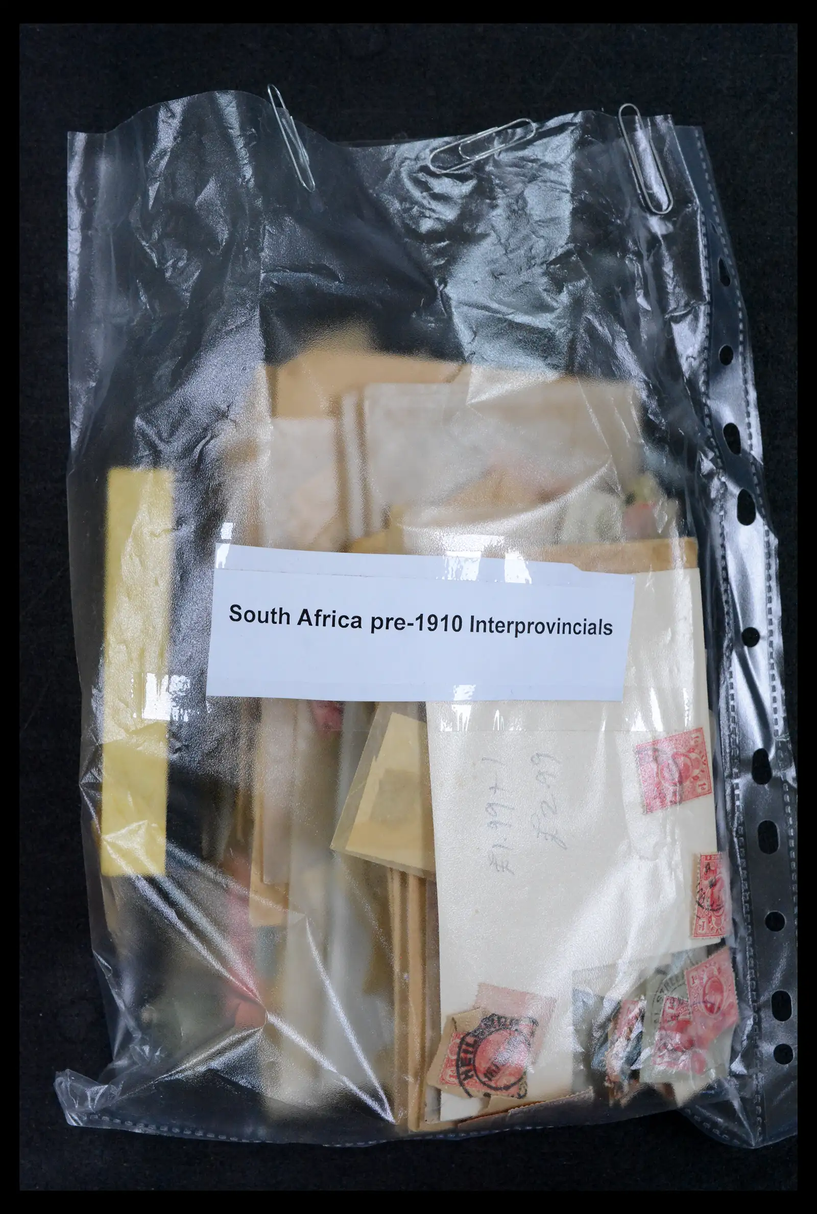 42114 0014 - Postzegelverzameling 42114 Zuid Afrika stempels tot 1910.