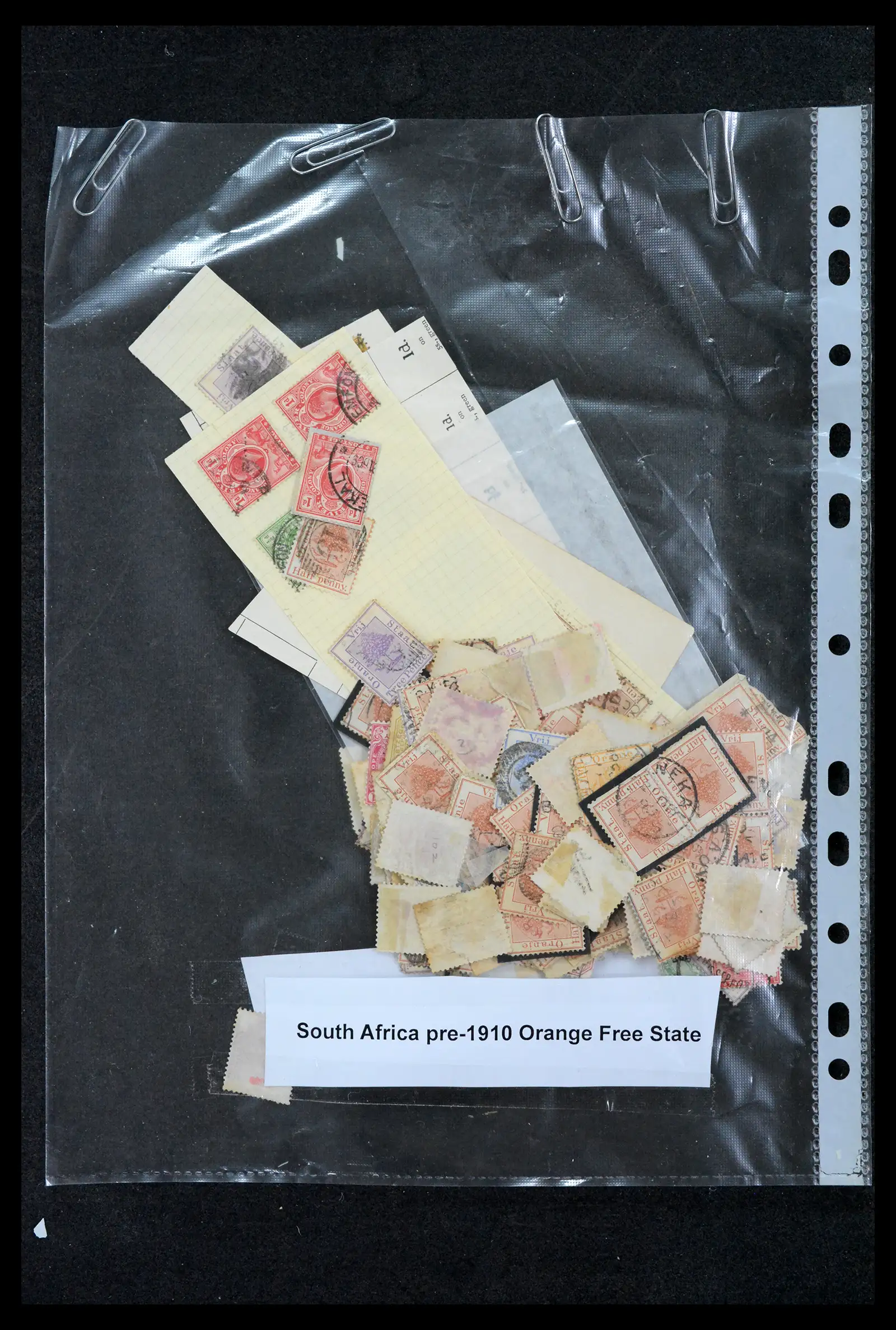 42114 0022 - Postzegelverzameling 42114 Zuid Afrika stempels tot 1910.