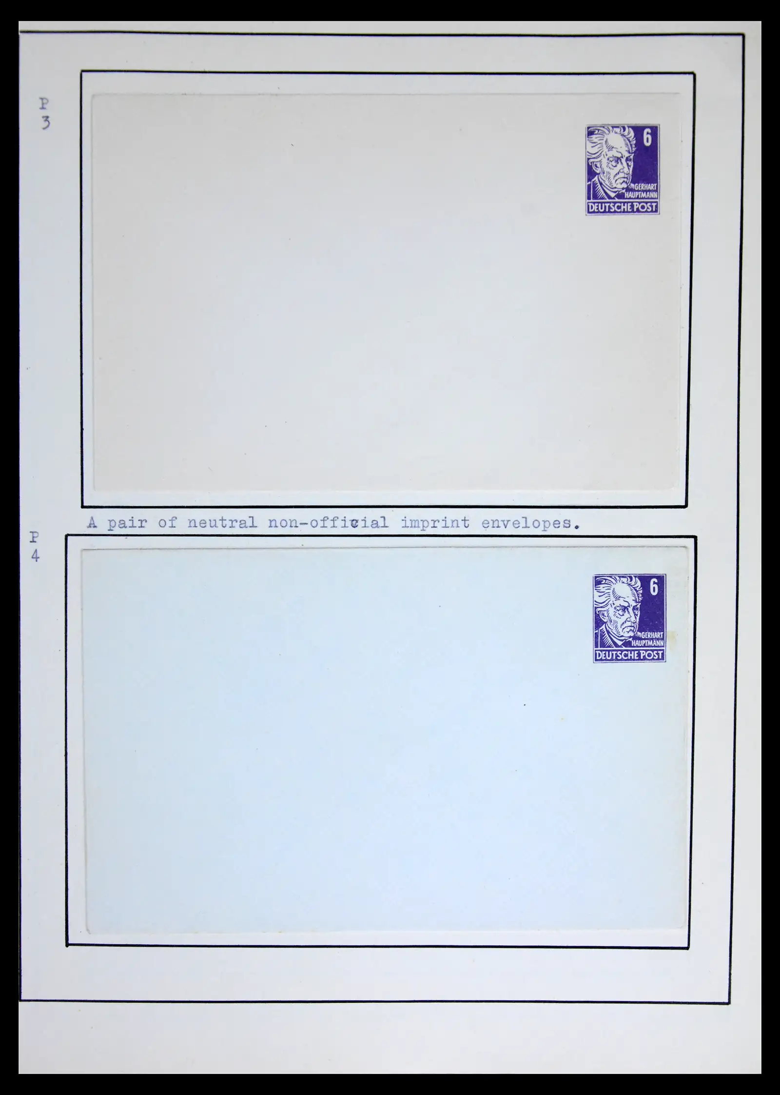 42116 0028 - Stamp collection 42116 DDR postal stationary collection 1949-1960.