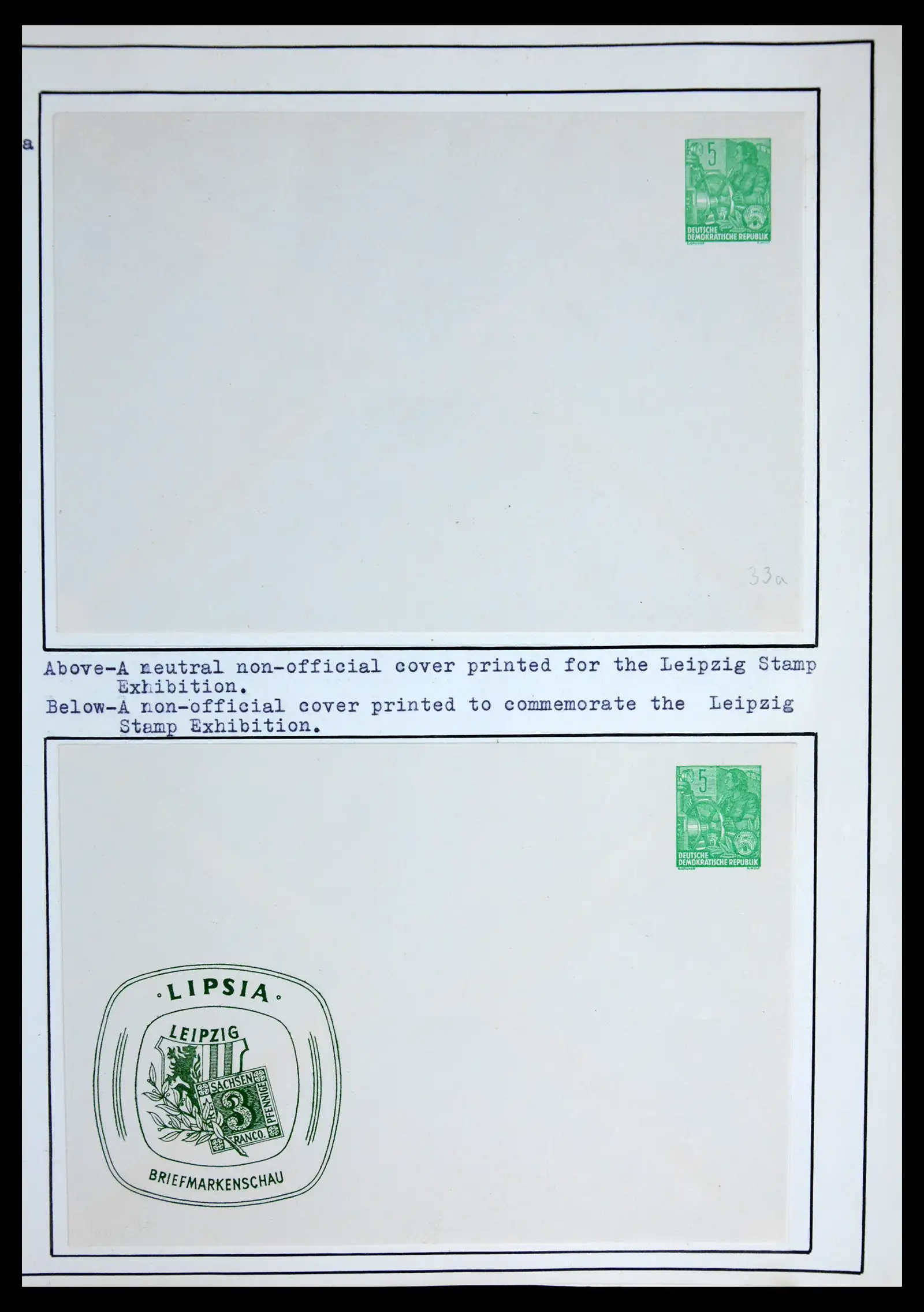 42116 0050 - Stamp collection 42116 DDR postal stationary collection 1949-1960.