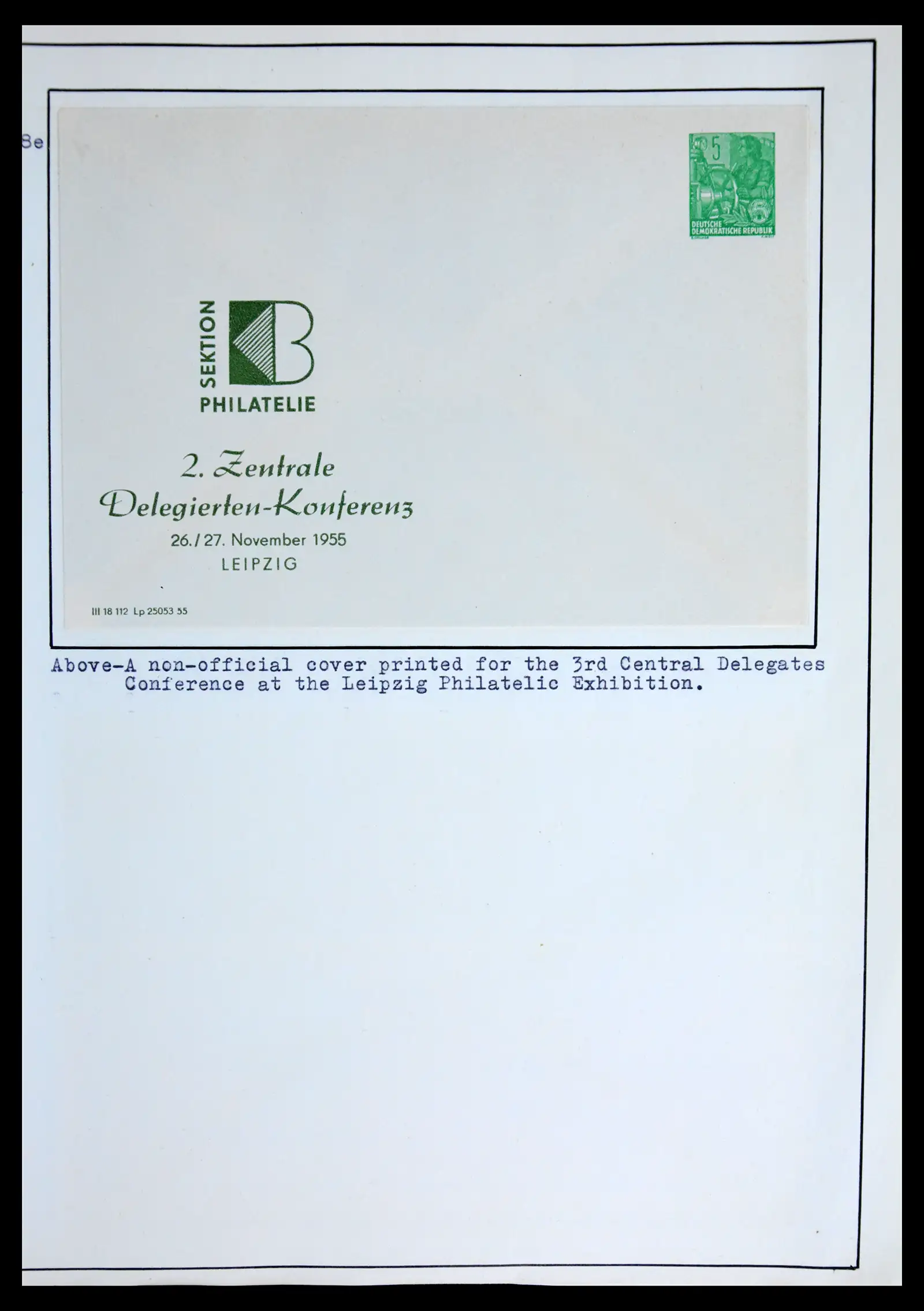 42116 0052 - Stamp collection 42116 DDR postal stationary collection 1949-1960.