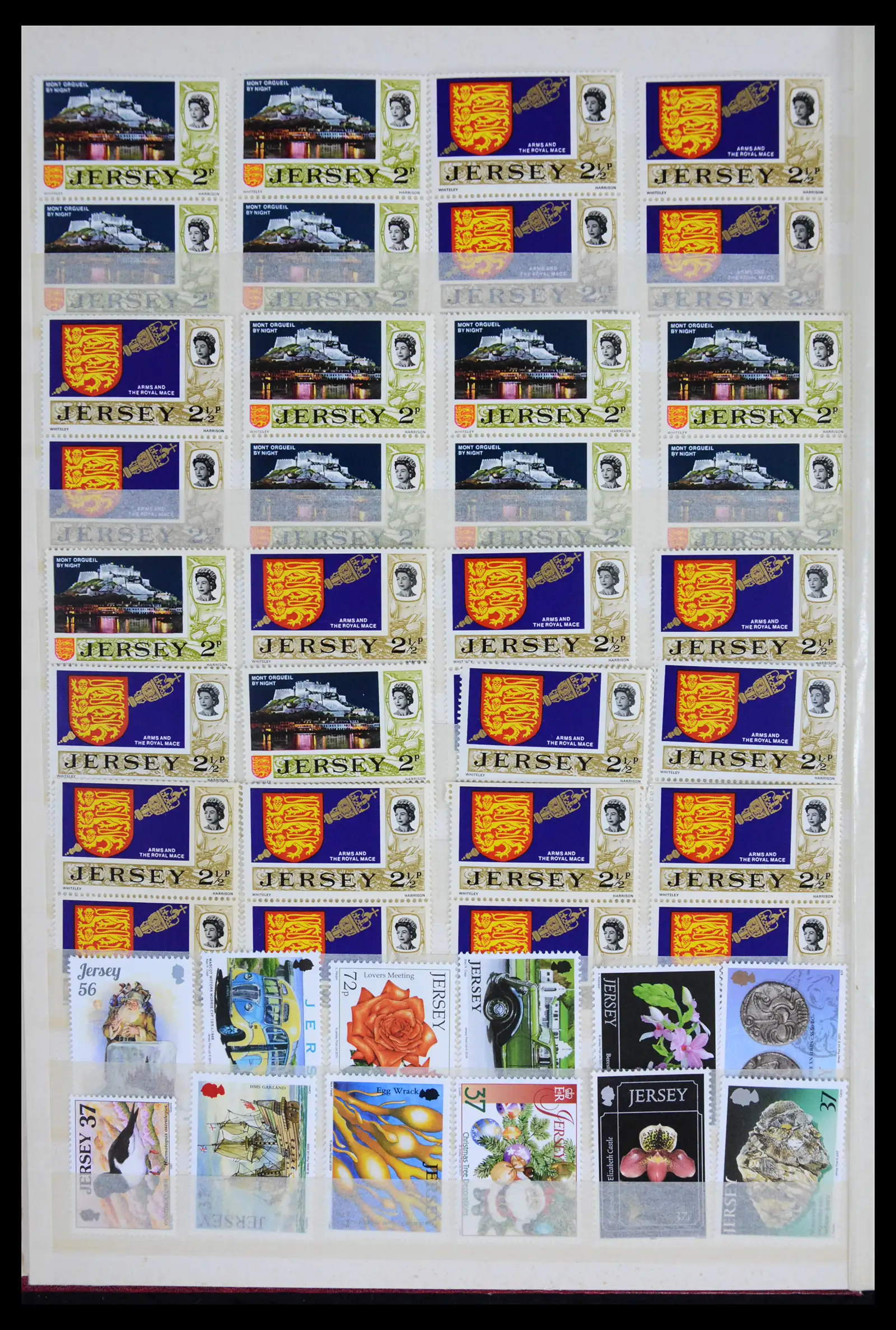 42118 0004 - Stamp collection 42118 Jersey 1971-2002.