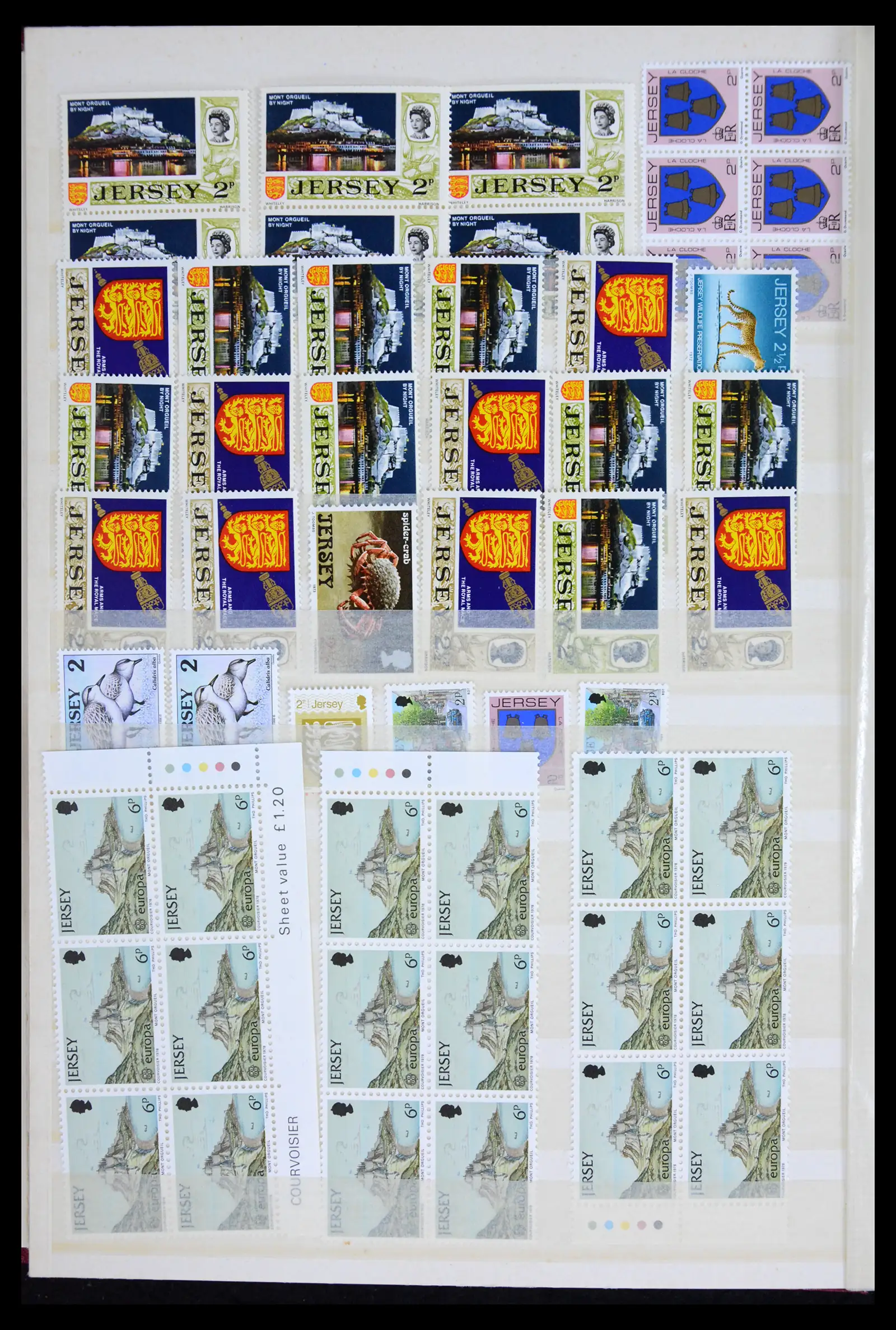 42118 0006 - Stamp collection 42118 Jersey 1971-2002.