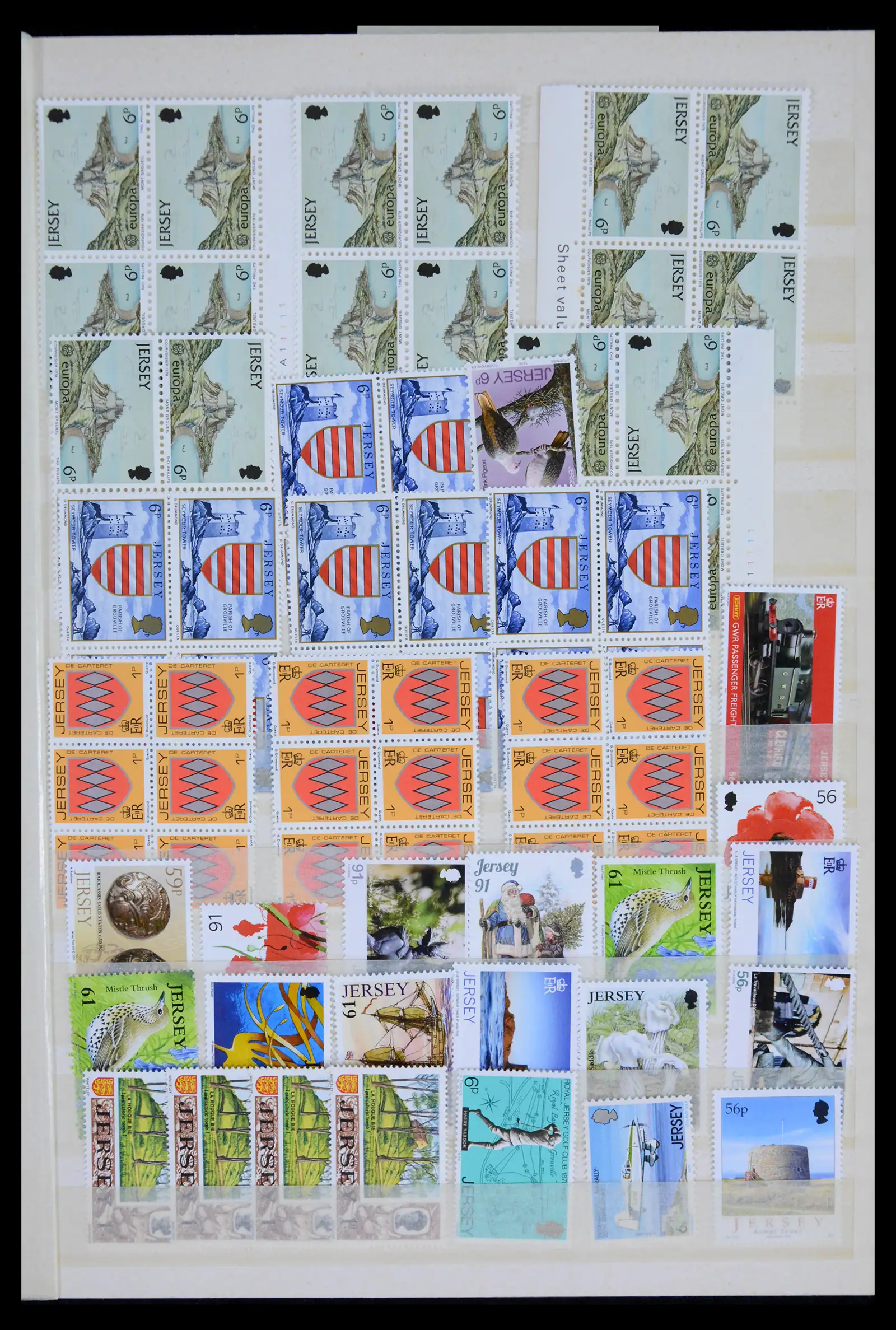 42118 0007 - Stamp collection 42118 Jersey 1971-2002.