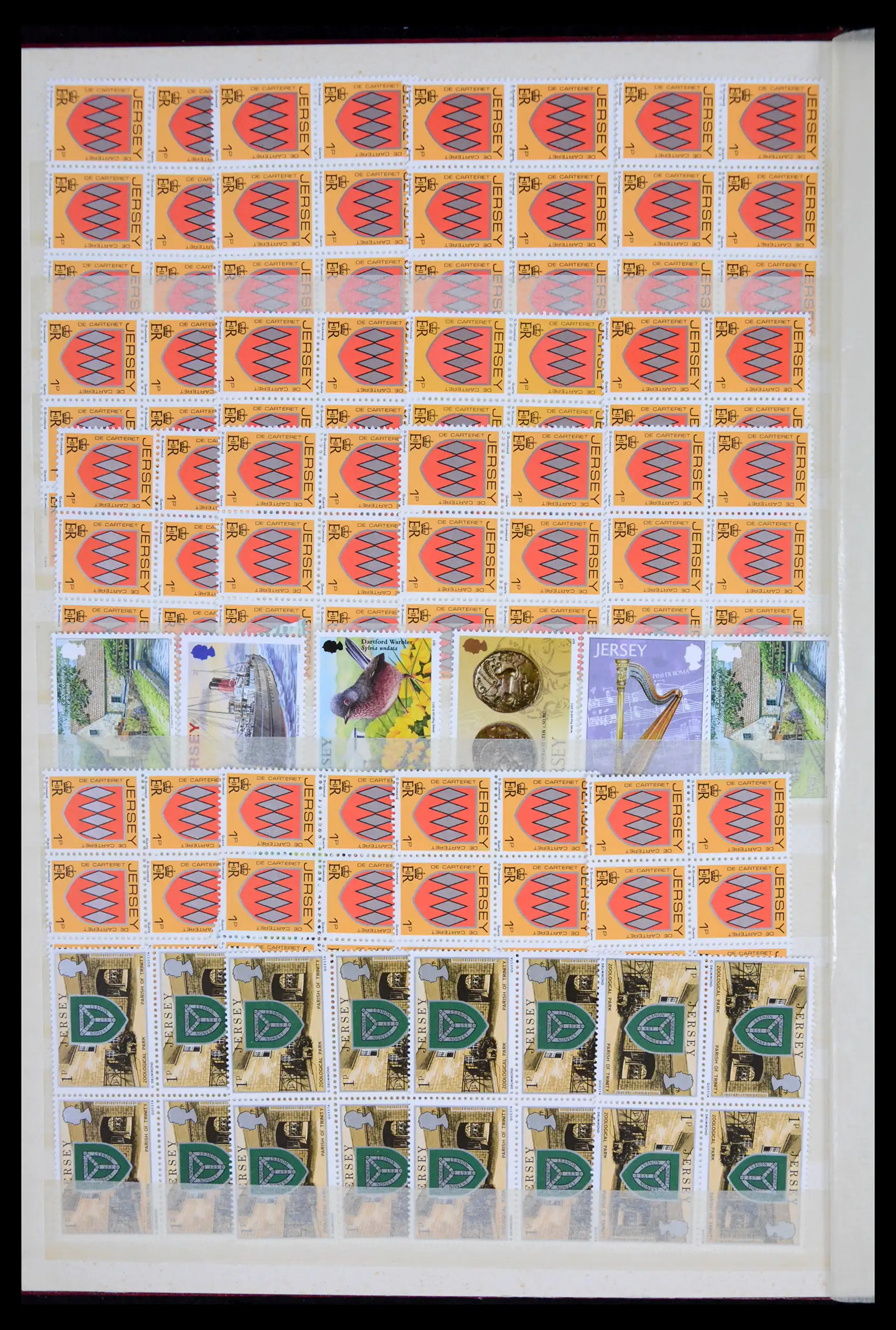 42118 0008 - Stamp collection 42118 Jersey 1971-2002.