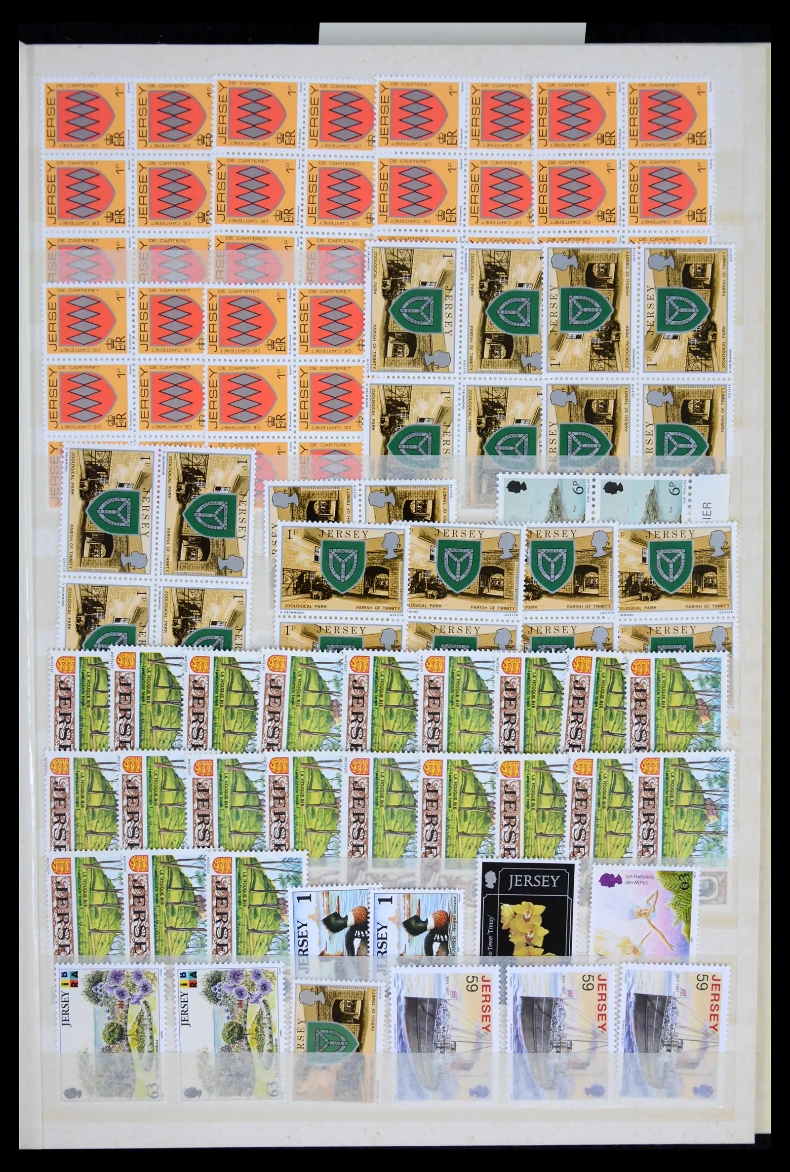 42118 0009 - Stamp collection 42118 Jersey 1971-2002.