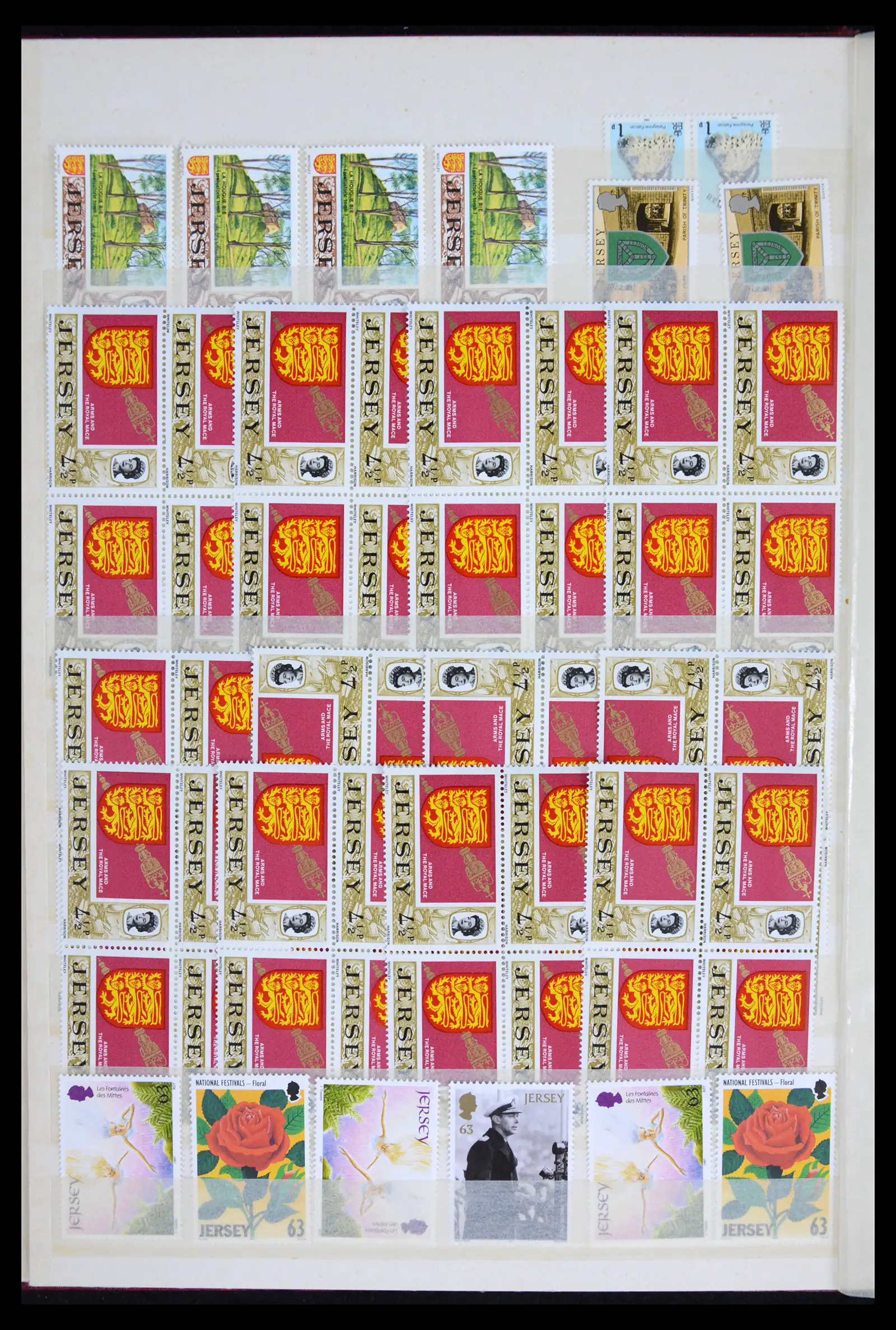 42118 0010 - Stamp collection 42118 Jersey 1971-2002.