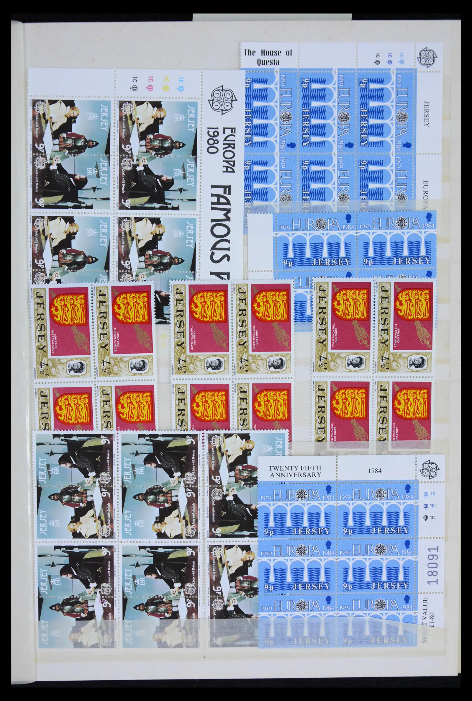42118 0011 - Stamp collection 42118 Jersey 1971-2002.