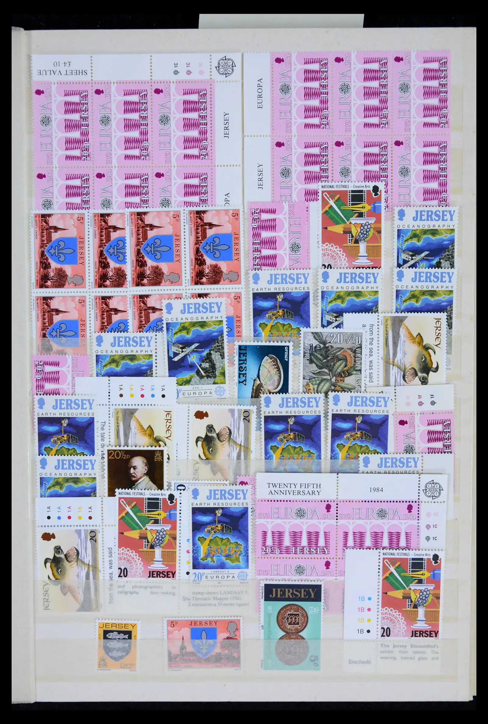 42118 0015 - Stamp collection 42118 Jersey 1971-2002.