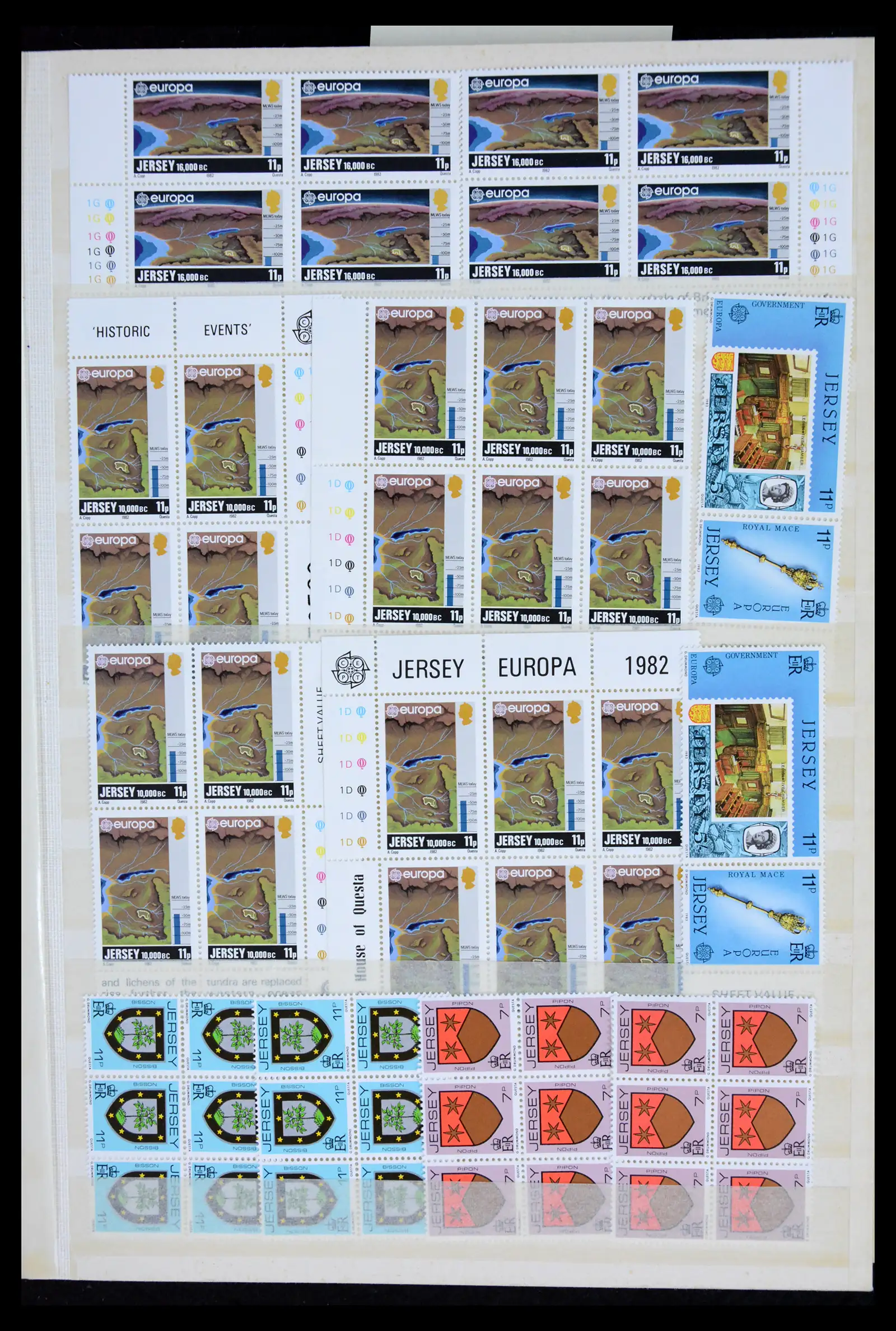 42118 0017 - Stamp collection 42118 Jersey 1971-2002.
