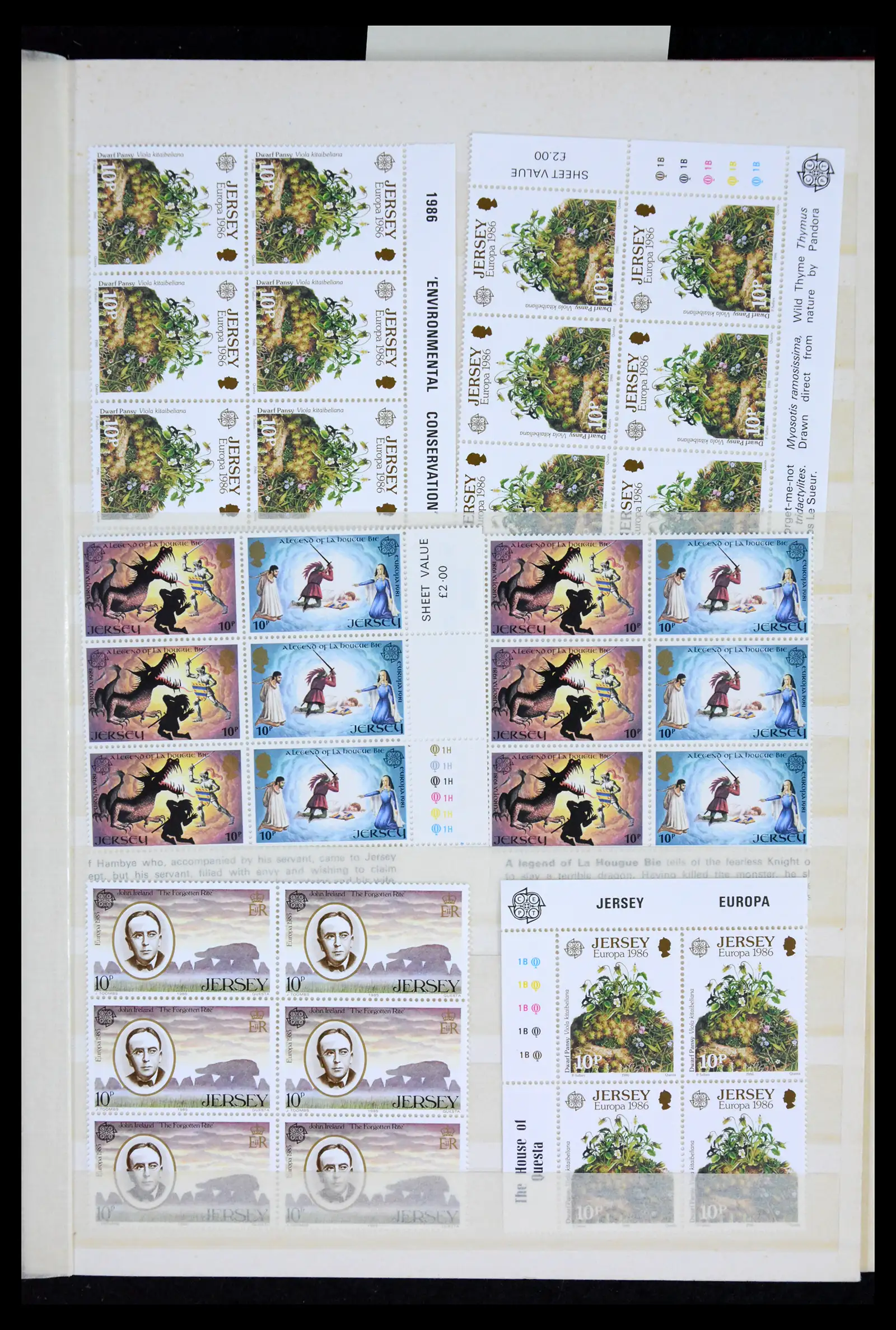 42118 0023 - Stamp collection 42118 Jersey 1971-2002.